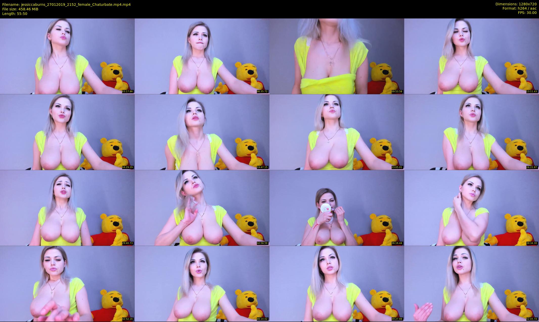 jessiccaburns — 56 minute Chaturbate female cam show recording, 720p, Jan 27, 2019