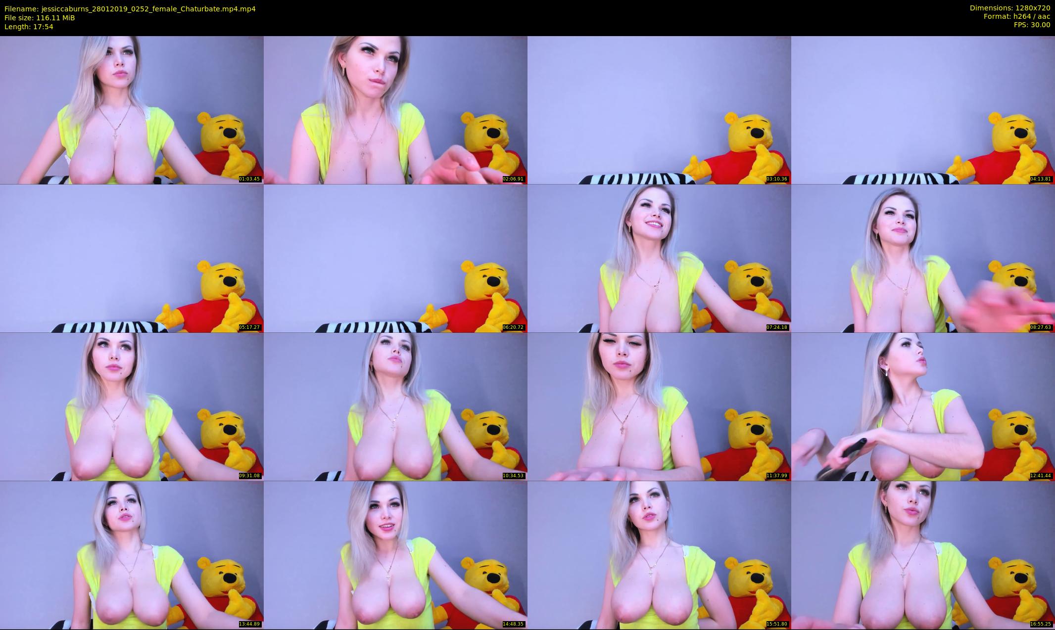 jessiccaburns — 18 minute Chaturbate female cam show recording, 720p, Jan 28, 2019