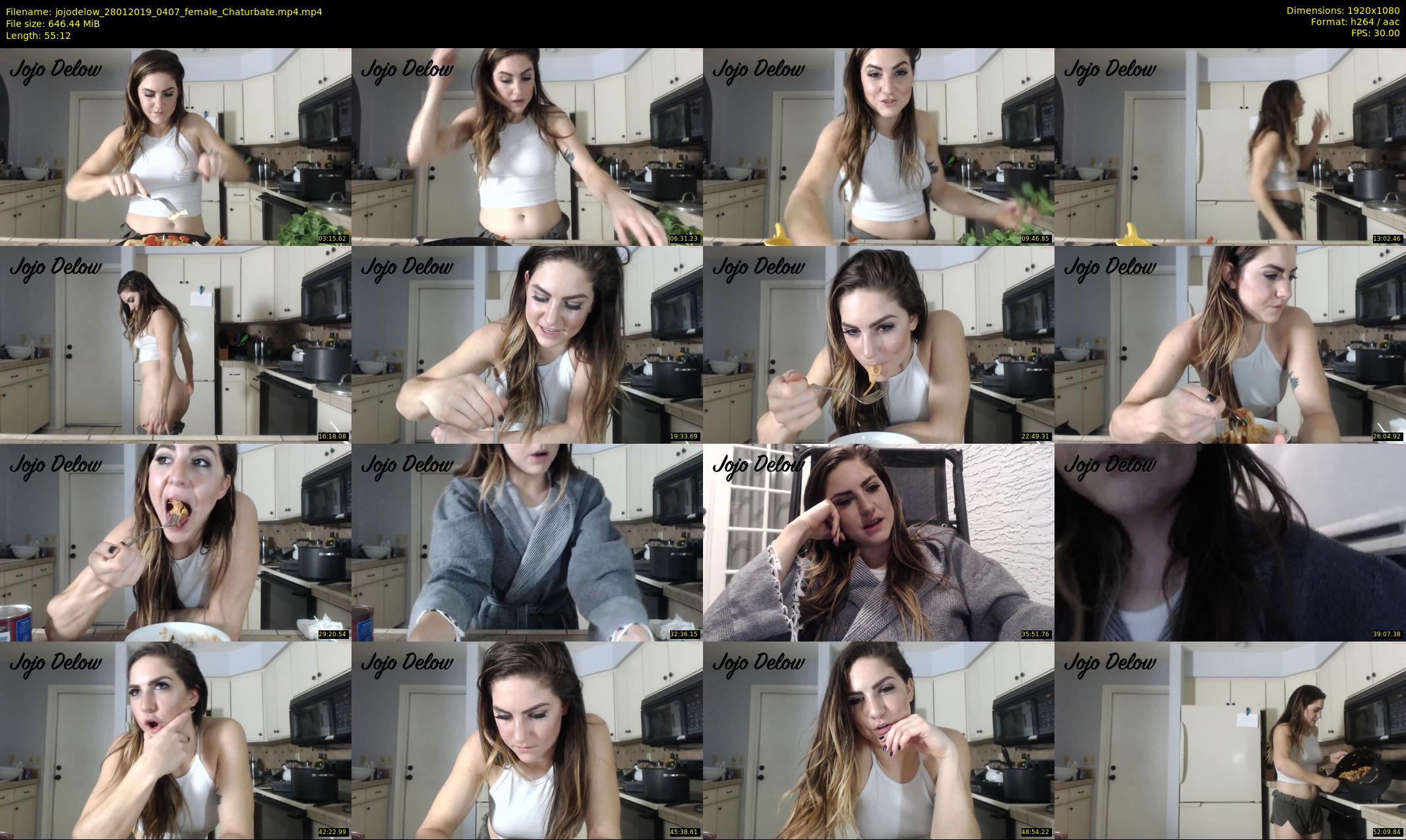 jojodelow — 56 minute Chaturbate female cam show recording, 1080p, Jan 28, 2019