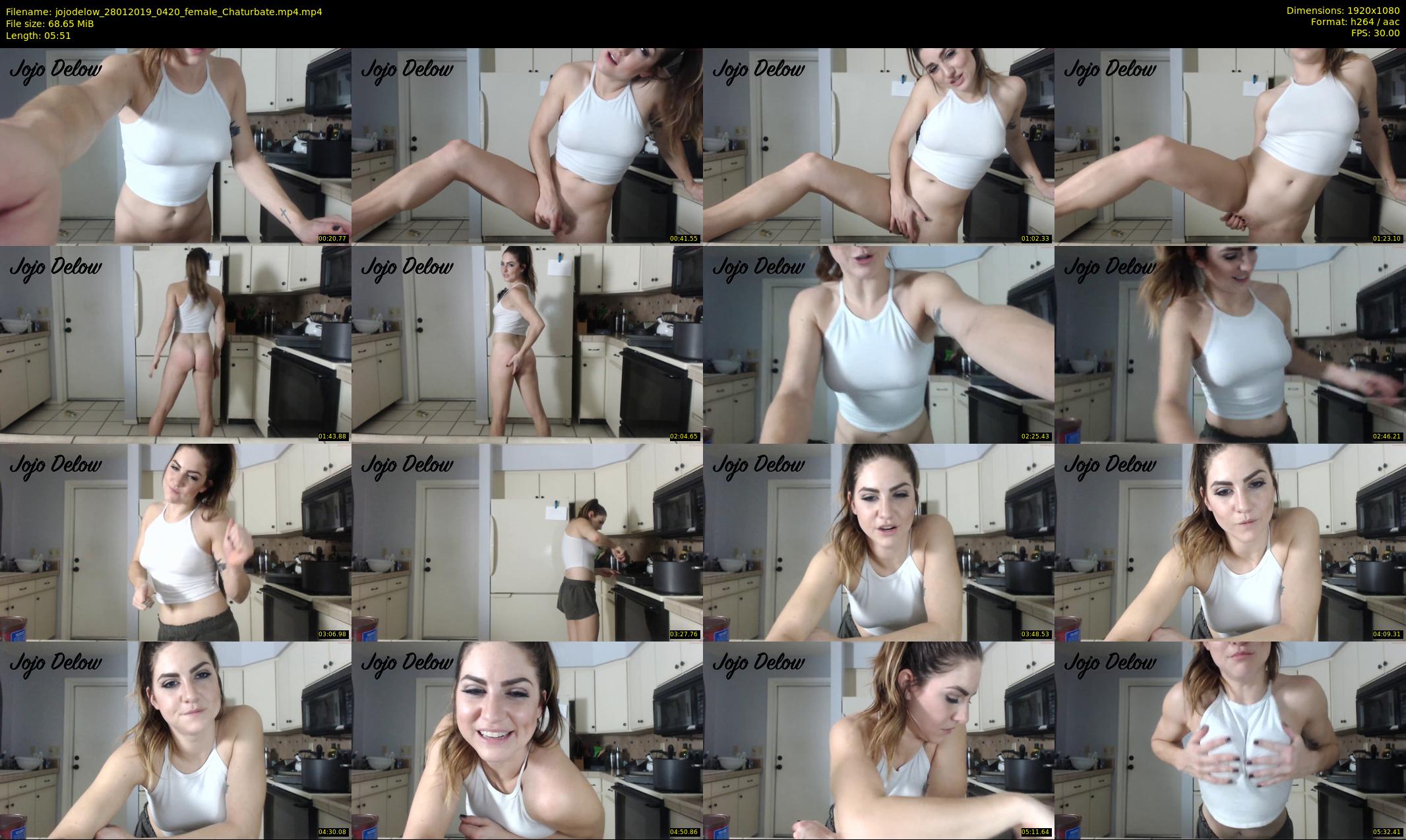 jojodelow — 6 minute Chaturbate female cam show recording, 1080p, Jan 28, 2019