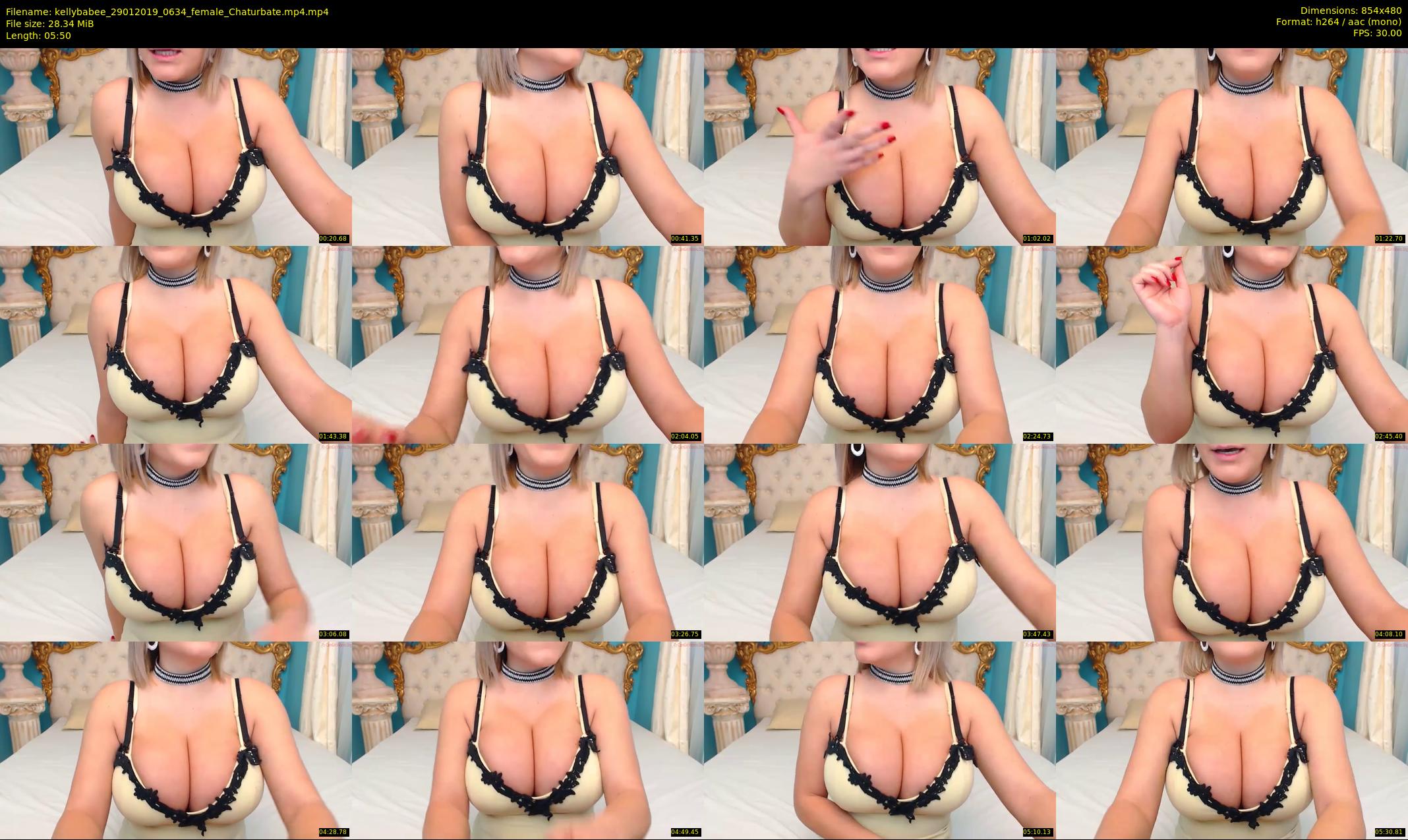 kellybabee — 6 minute Chaturbate female cam show recording, 480p, Jan 29, 2019