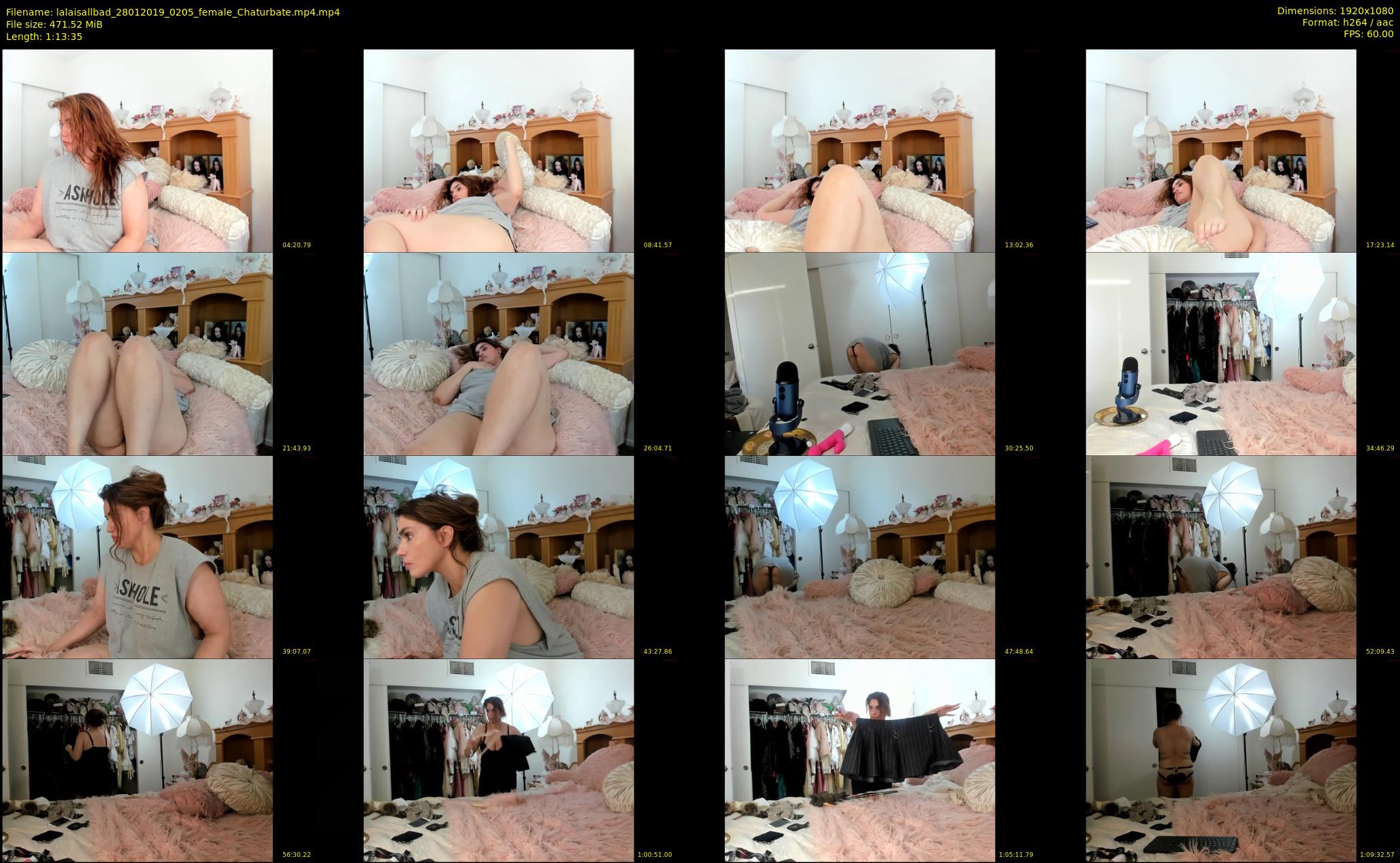 lalaisallbad — 74 minute Chaturbate female cam show recording, 1080p, Jan 28, 2019