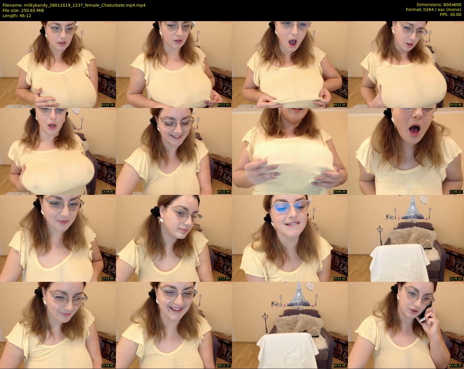 milkykandy — 47 minute Chaturbate female cam show recording, 480p, Jan 28, 2019