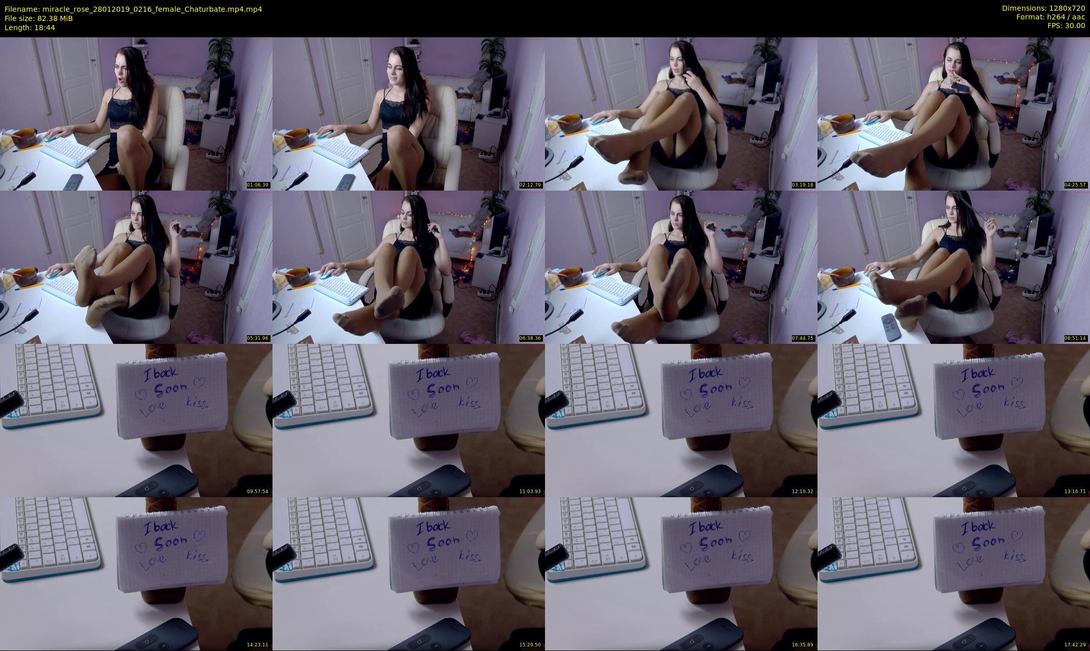 miracle_rose — 19 minute Chaturbate female cam show recording, 720p, Jan 28, 2019