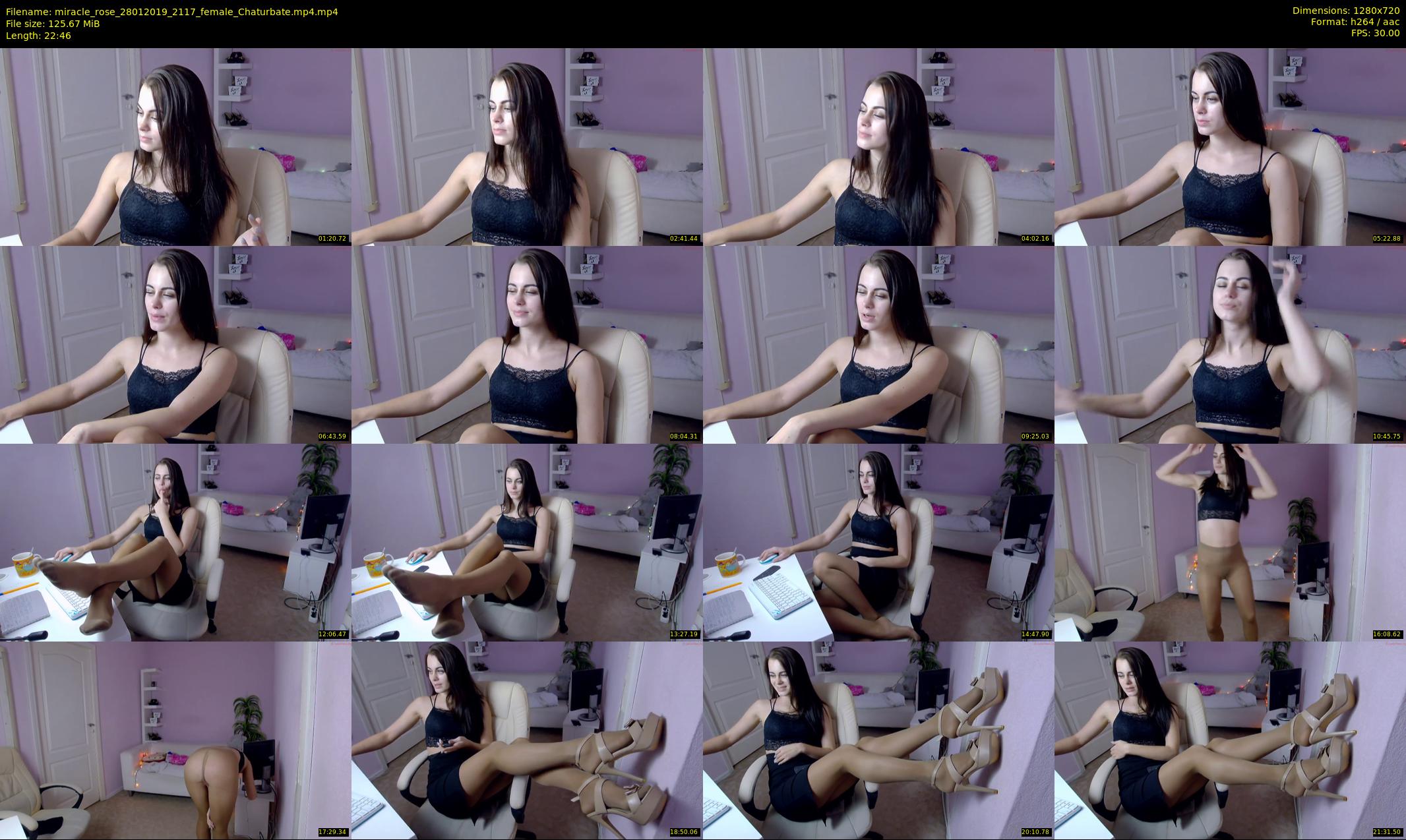 miracle_rose — 23 minute Chaturbate female cam show recording, 720p, Jan 28, 2019