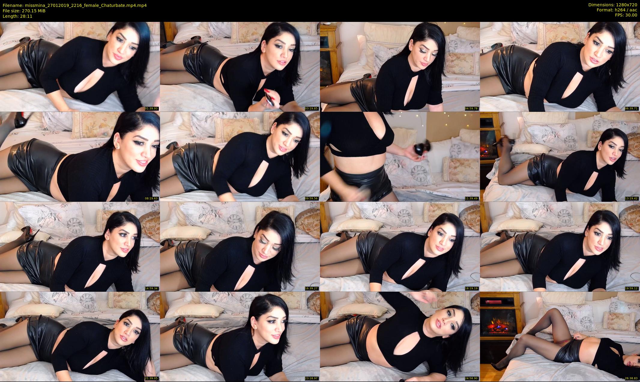 missmina — 29 minute Chaturbate female cam show recording, 720p, Jan 27, 2019