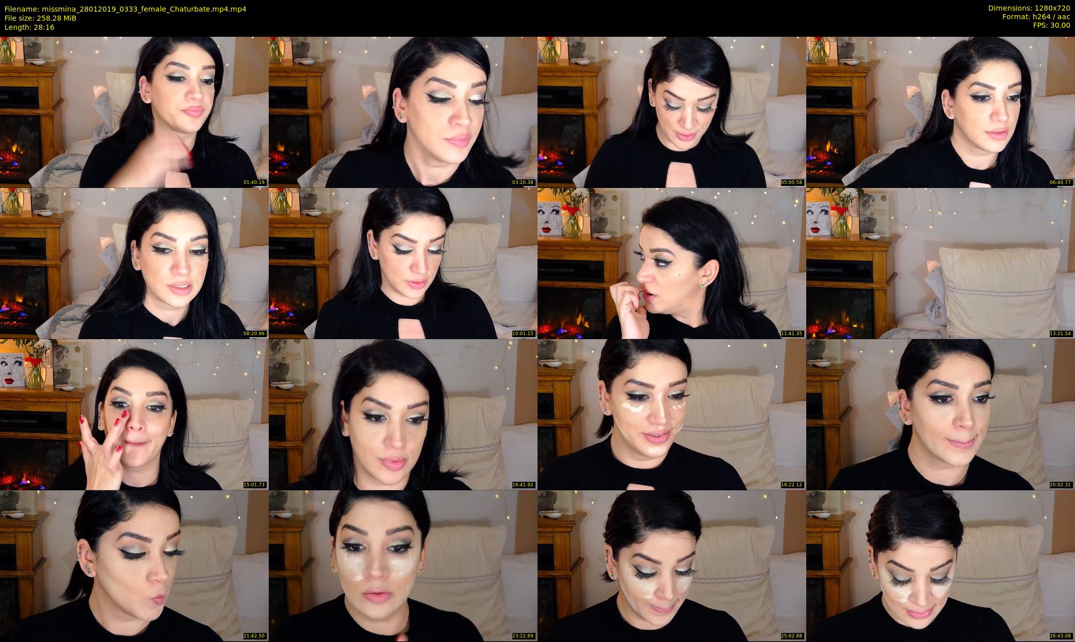 missmina — 29 minute Chaturbate female cam show recording, 720p, Jan 28, 2019