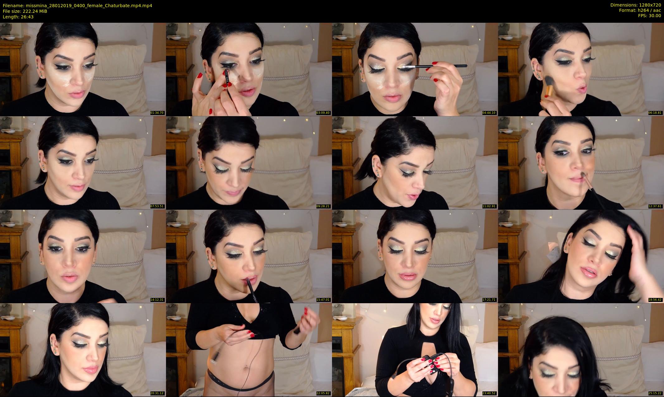 missmina — 27 minute Chaturbate female cam show recording, 720p, Jan 28, 2019
