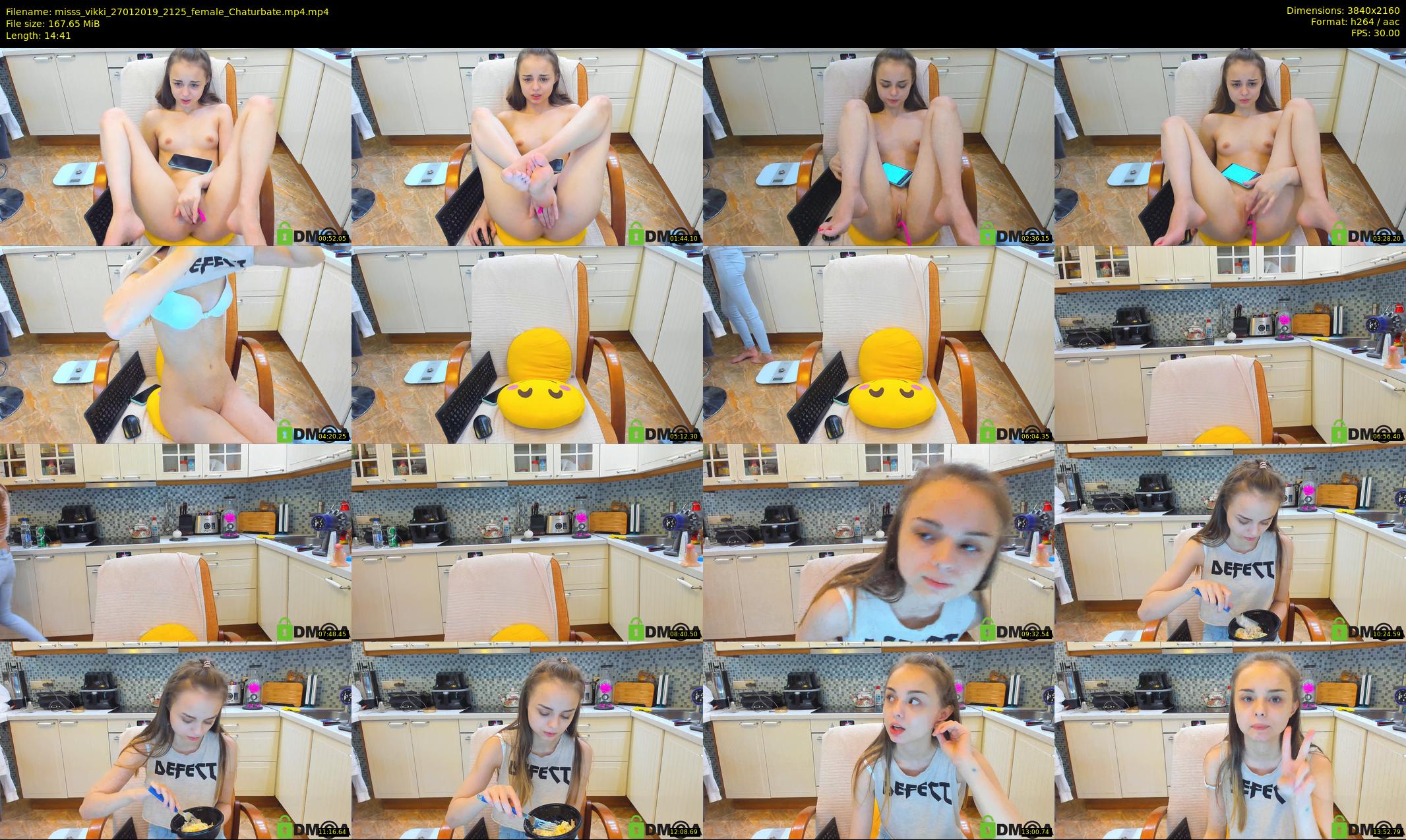 misss_vikki — 15 minute Chaturbate female cam show recording, 4K, Jan 27, 2019