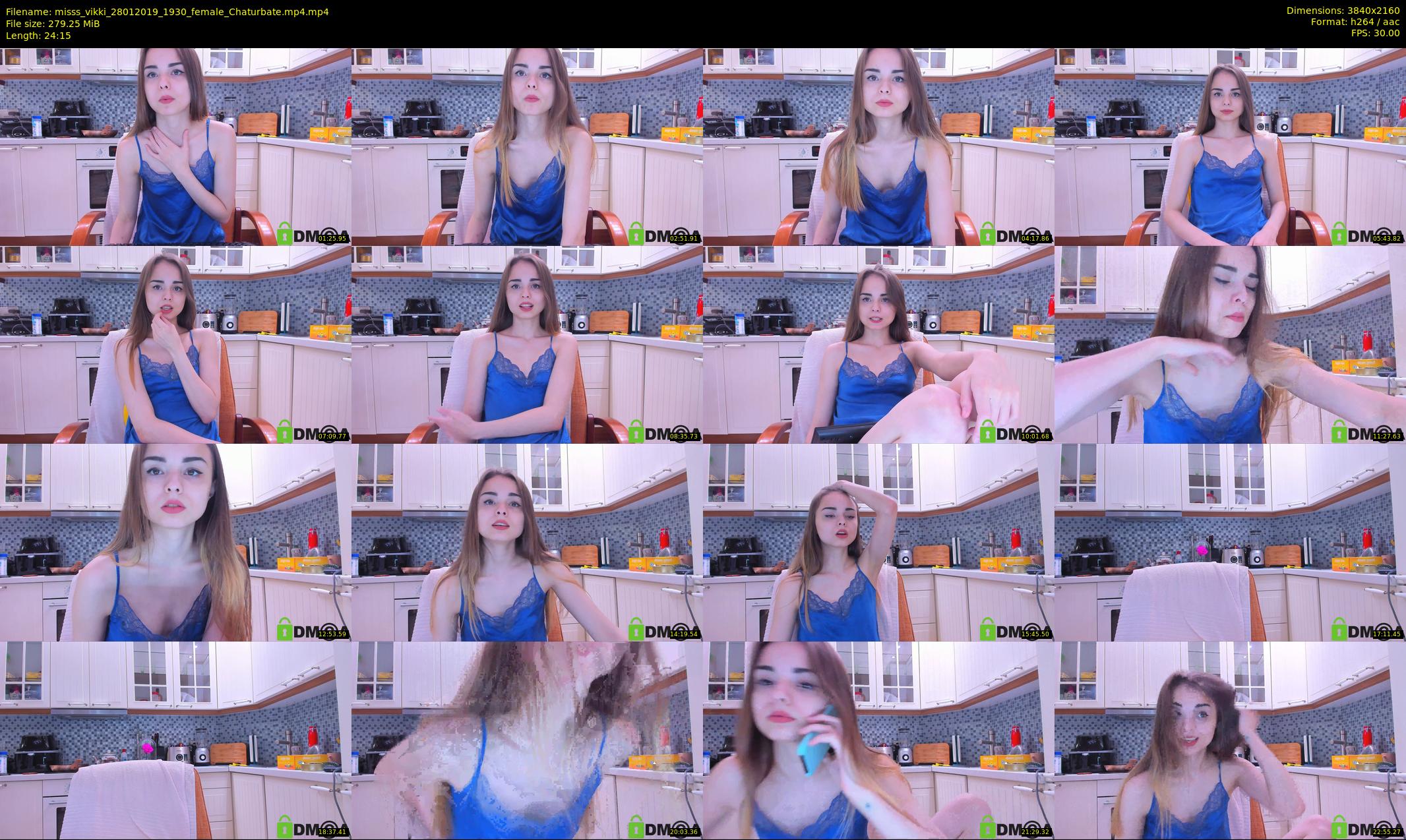 misss_vikki — 25 minute Chaturbate female cam show recording, 4K, Jan 28, 2019