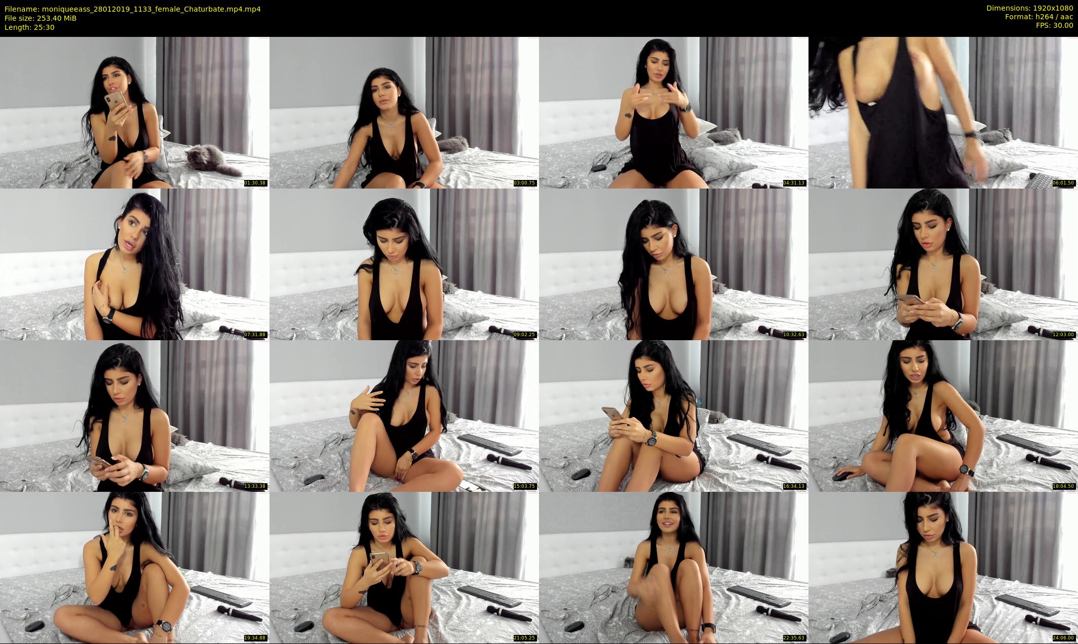 moniqueeass — 26 minute Chaturbate female cam show recording, 1080p, Jan 28, 2019