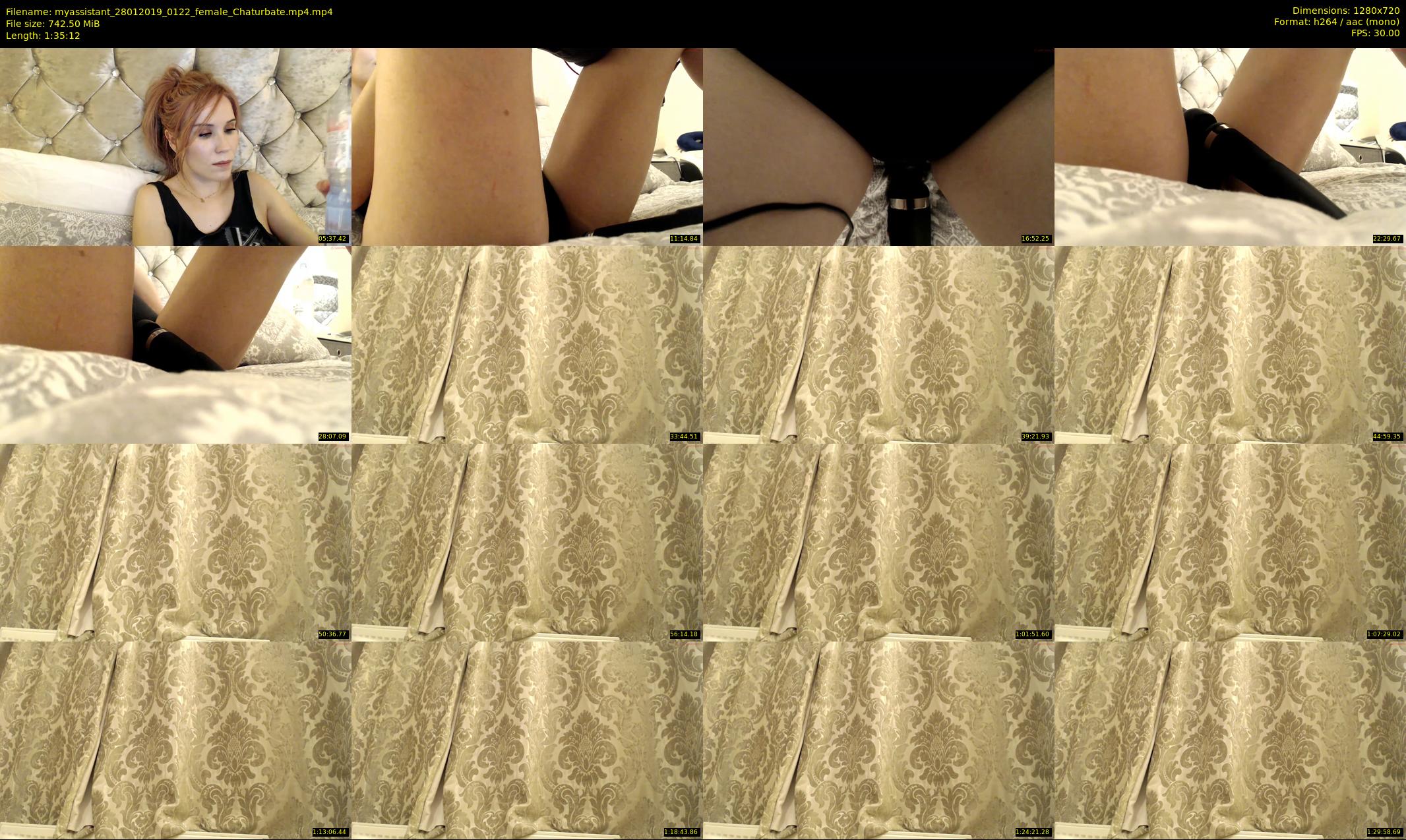 myassistant — 96 minute Chaturbate female cam show recording, 720p, Jan 28, 2019