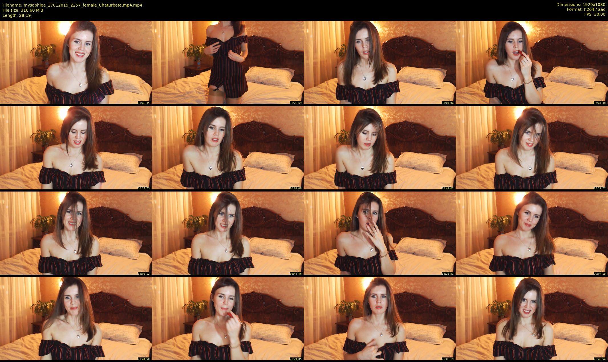 mysophiee — 29 minute Chaturbate female cam show recording, 1080p, Jan 27, 2019
