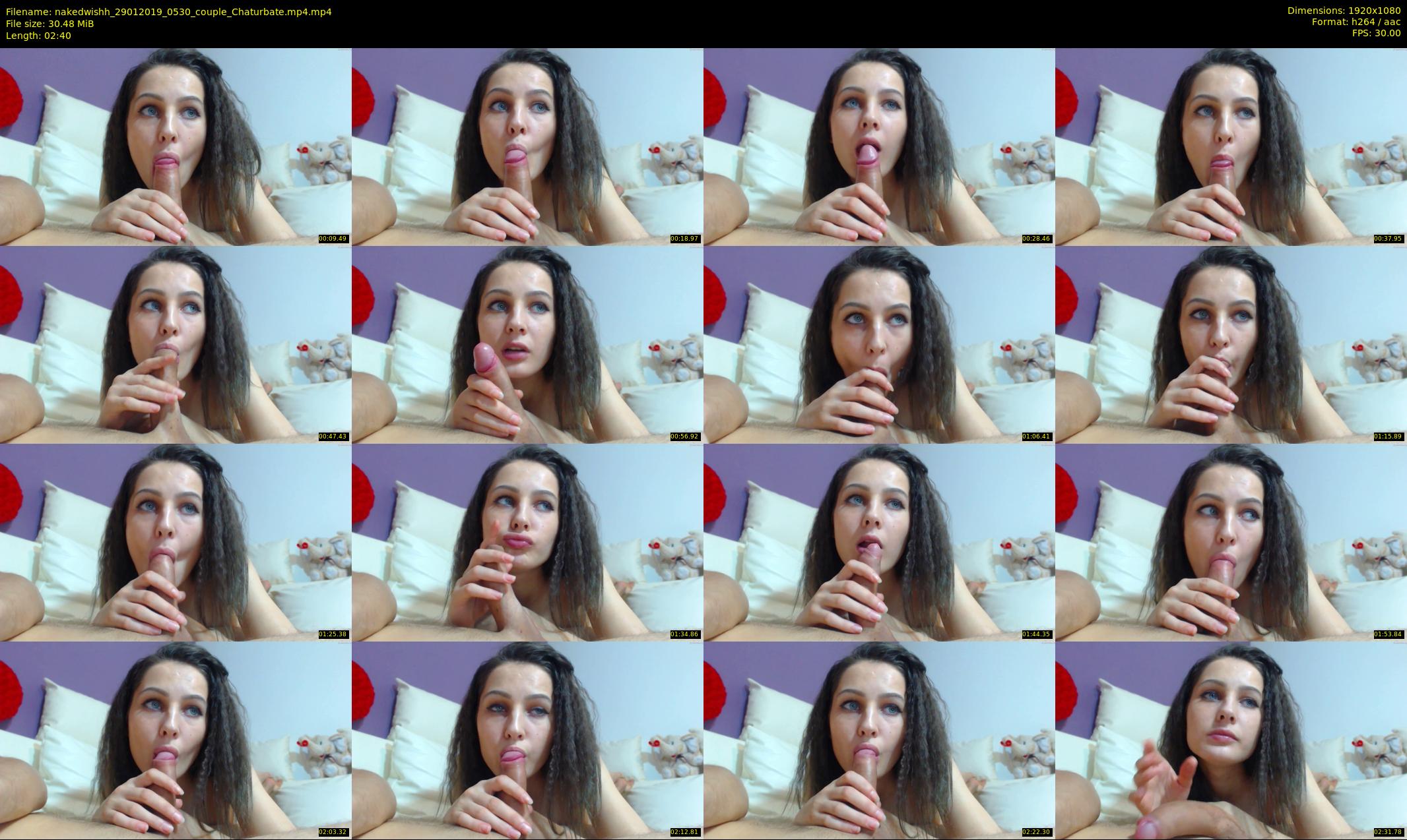nakedwishh — 3 minute Chaturbate couple cam show recording, 1080p, Jan 29, 2019
