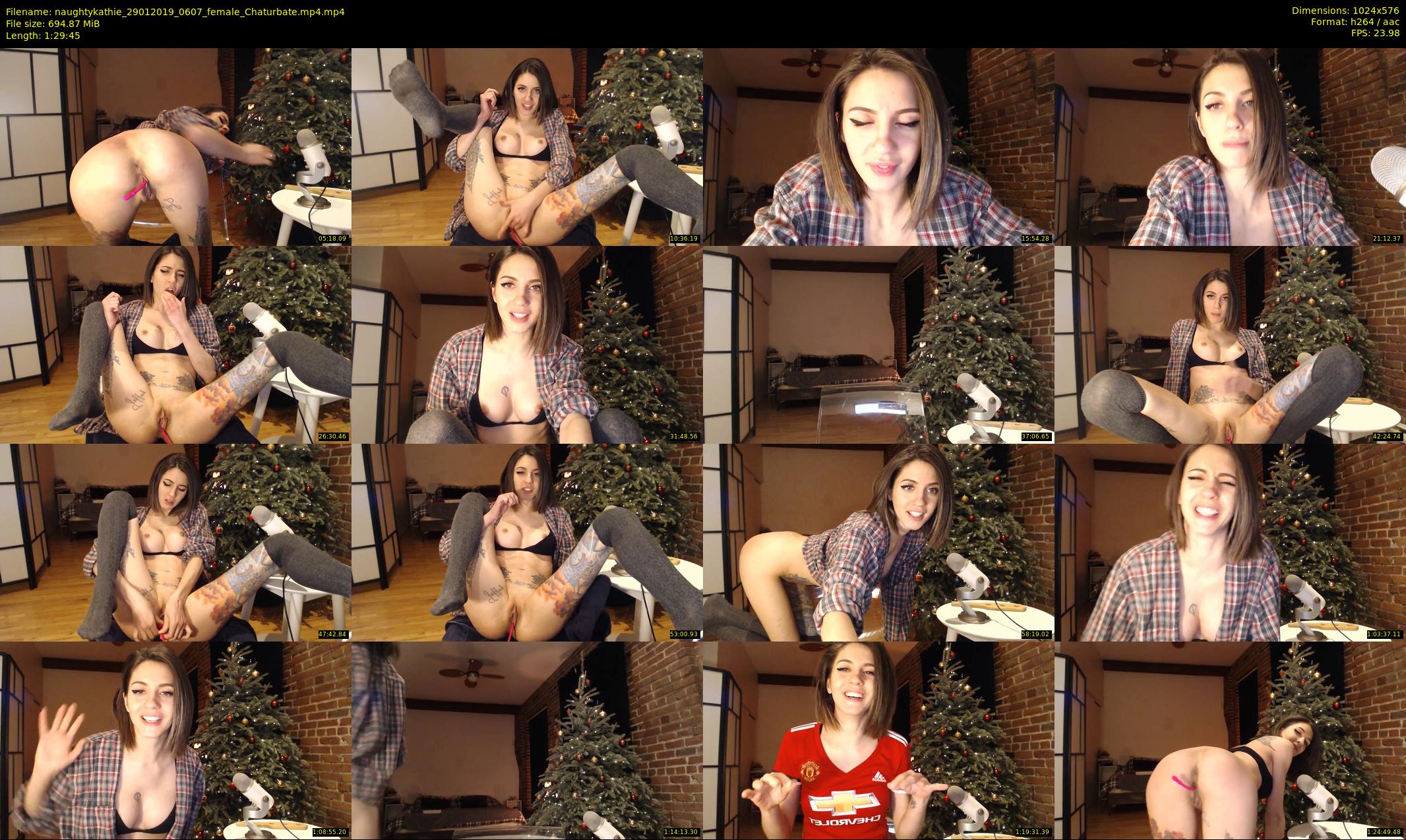 naughtykathie — 90 minute Chaturbate female cam show recording, 480p, Jan 29, 2019