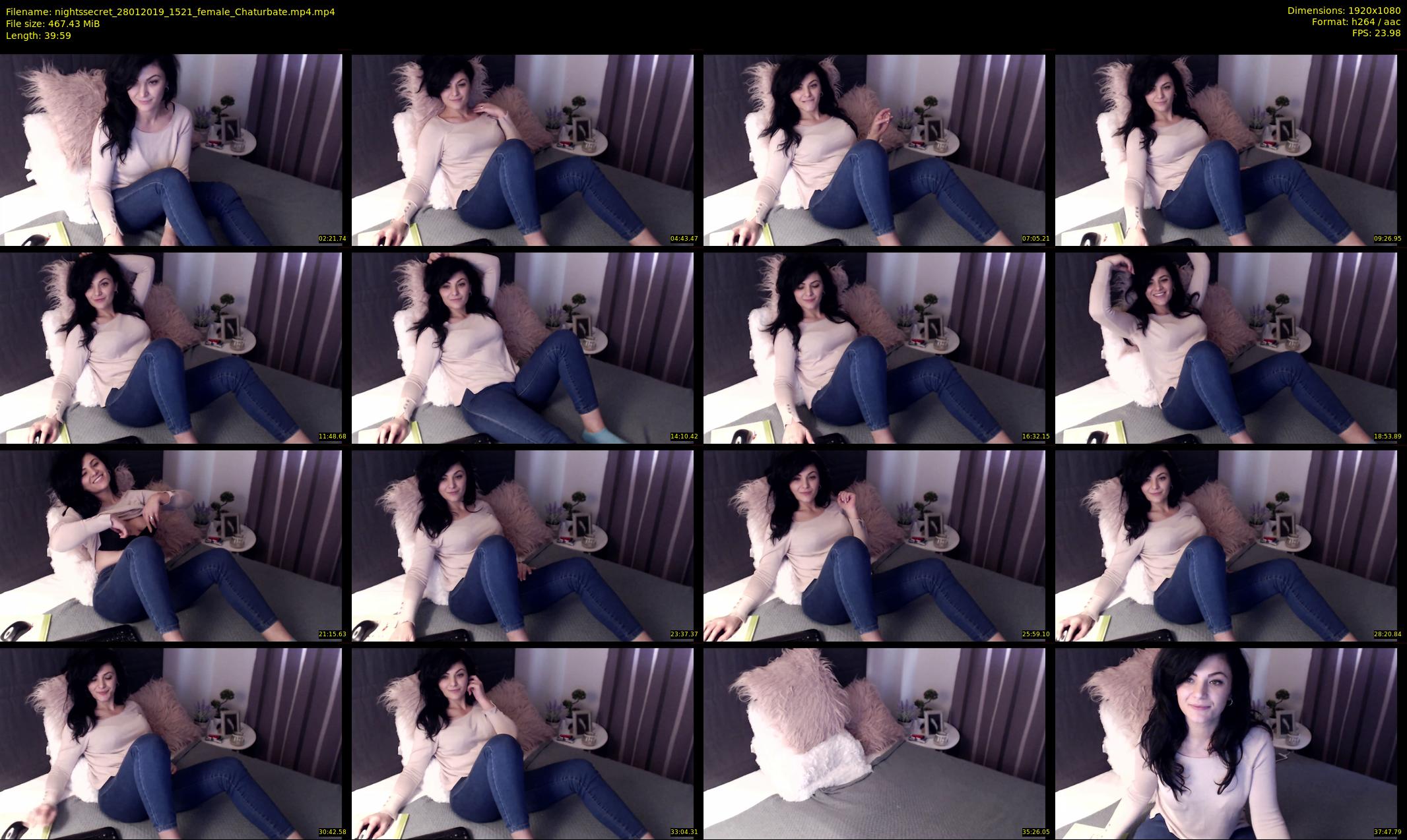 nightssecret — 40 minute Chaturbate female cam show recording, 1080p, Jan 28, 2019