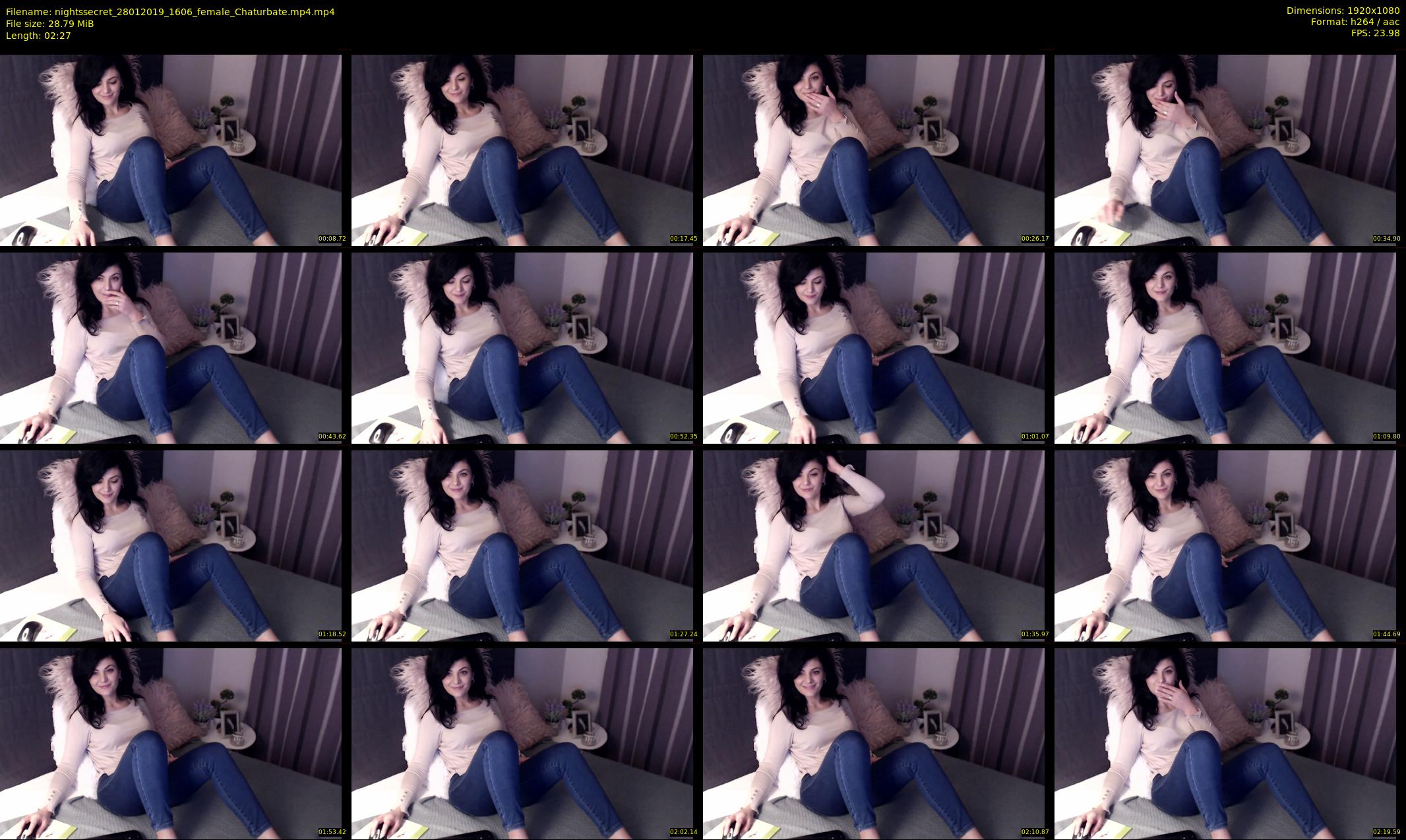 nightssecret — 3 minute Chaturbate female cam show recording, 1080p, Jan 28, 2019