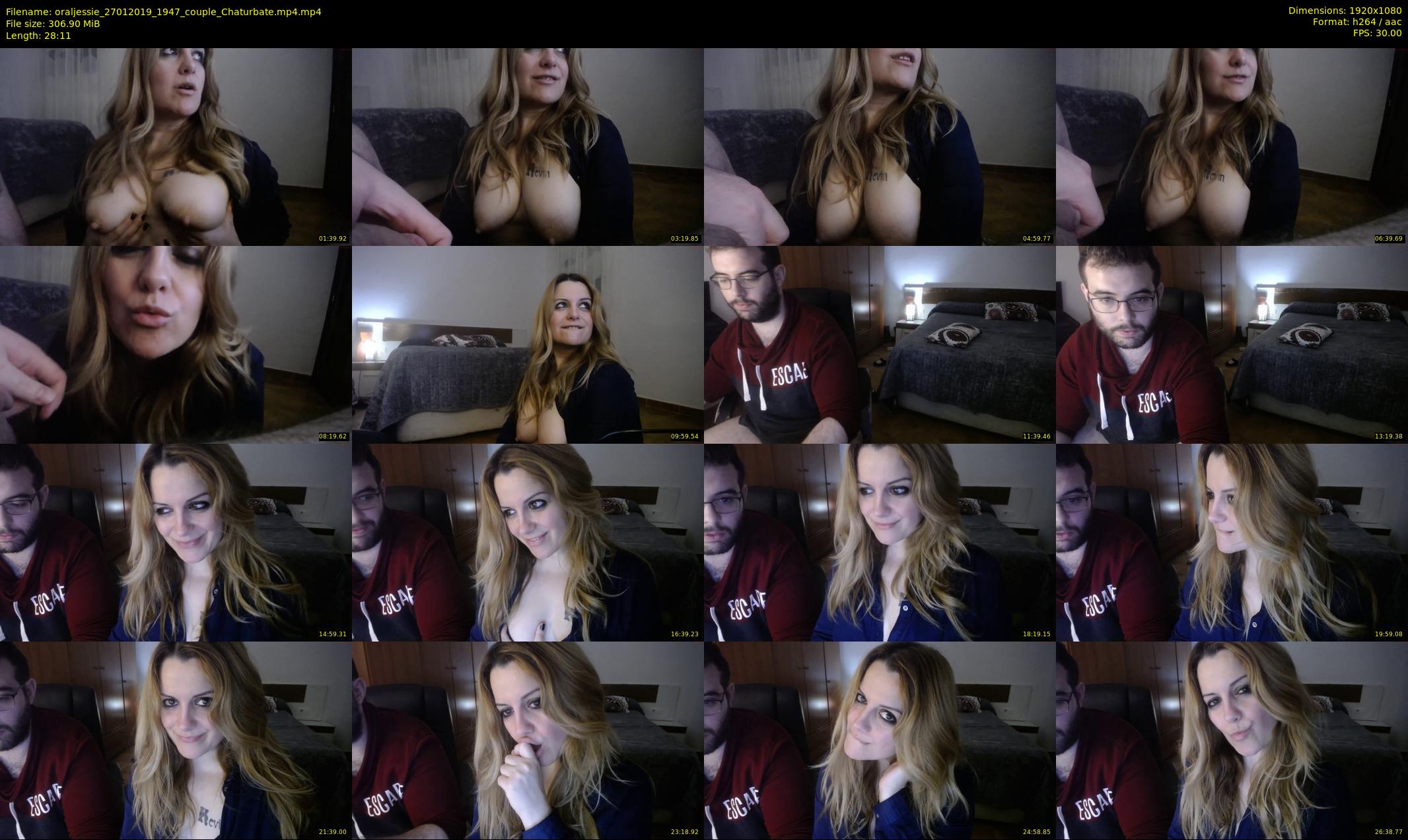 oraljessie — 29 minute Chaturbate couple cam show recording, 1080p, Jan 27, 2019