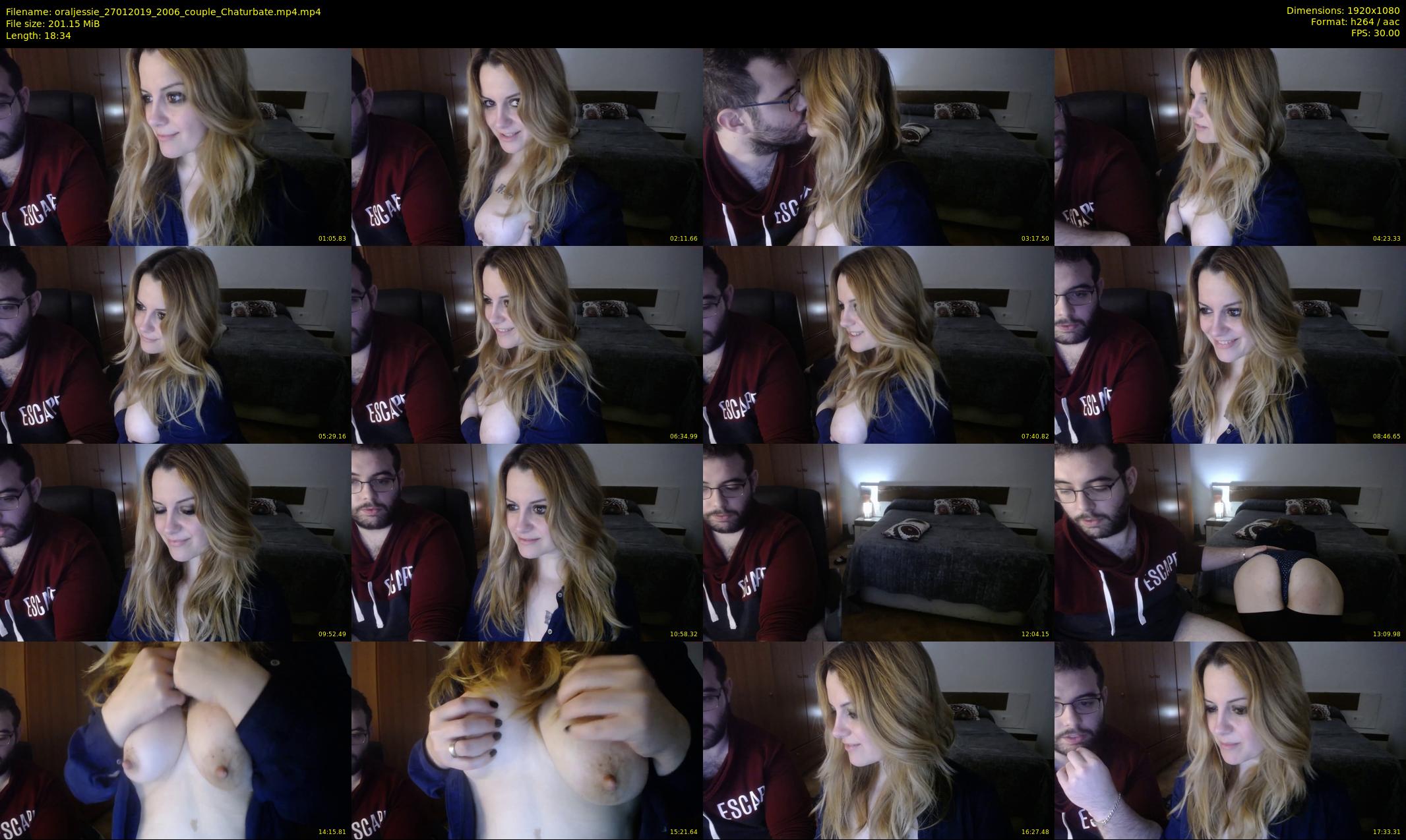 oraljessie — 19 minute Chaturbate couple cam show recording, 1080p, Jan 27, 2019