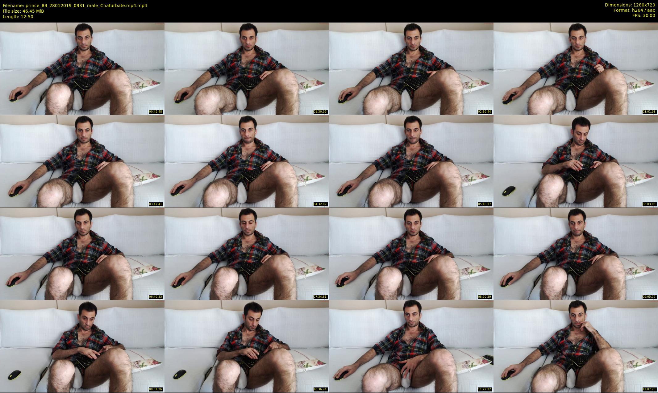 prince_89 — 13 minute Chaturbate male cam show recording, 720p, Jan 28, 2019