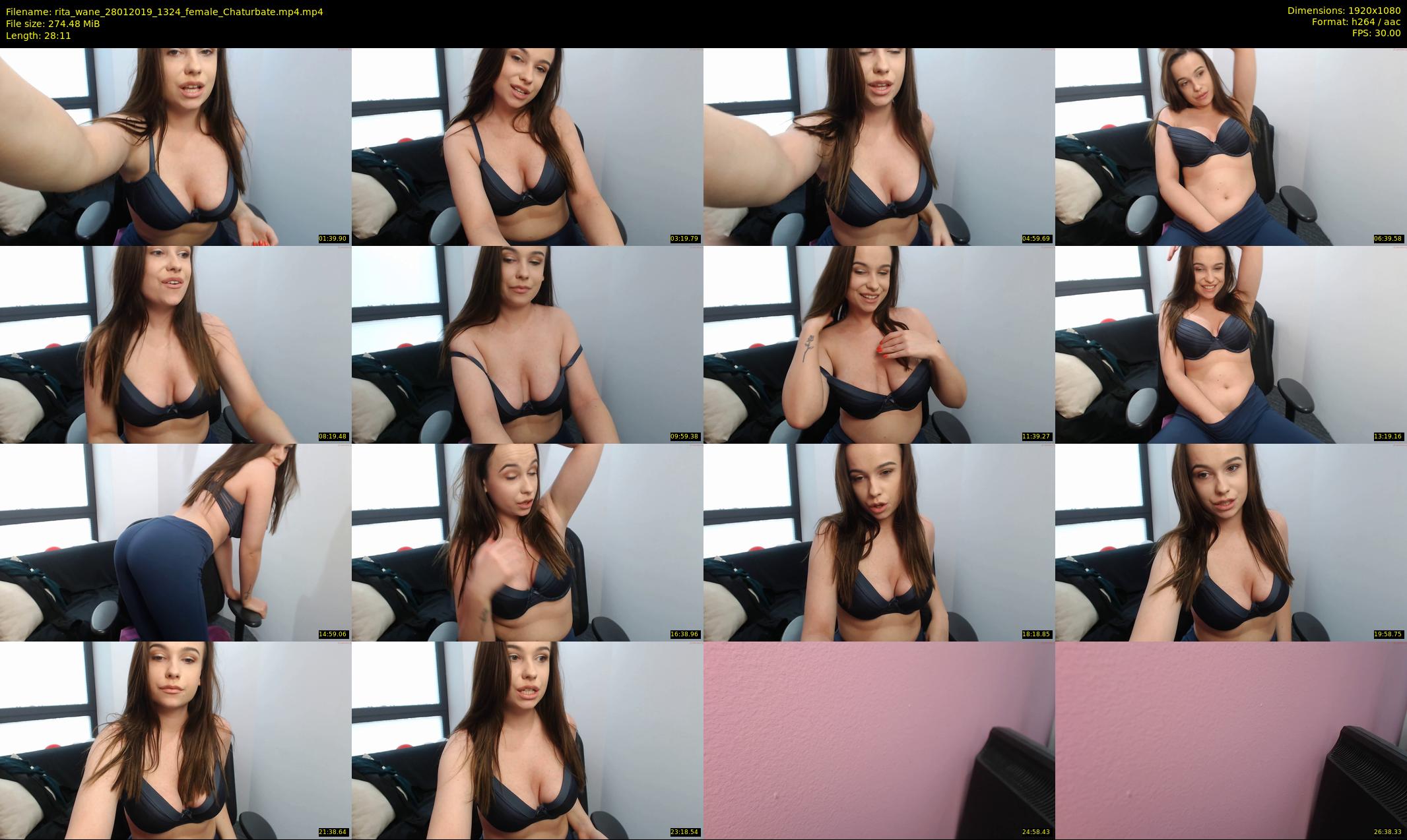 rita_wane — 29 minute Chaturbate female cam show recording, 1080p, Jan 28, 2019