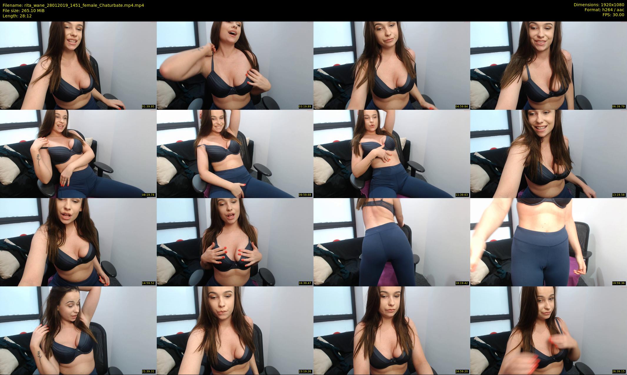 rita_wane — 29 minute Chaturbate female cam show recording, 1080p, Jan 28, 2019