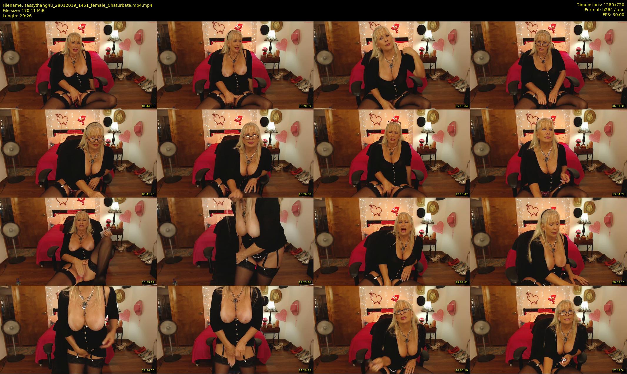 sassythang4u — 30 minute Chaturbate female cam show recording, 720p, Jan 28, 2019