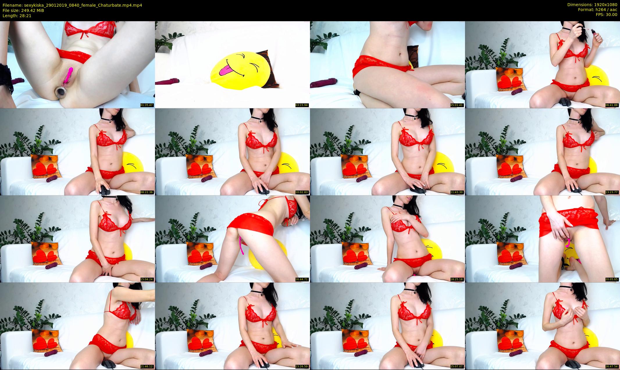 sexykiska — 29 minute Chaturbate female cam show recording, 1080p, Jan 29, 2019