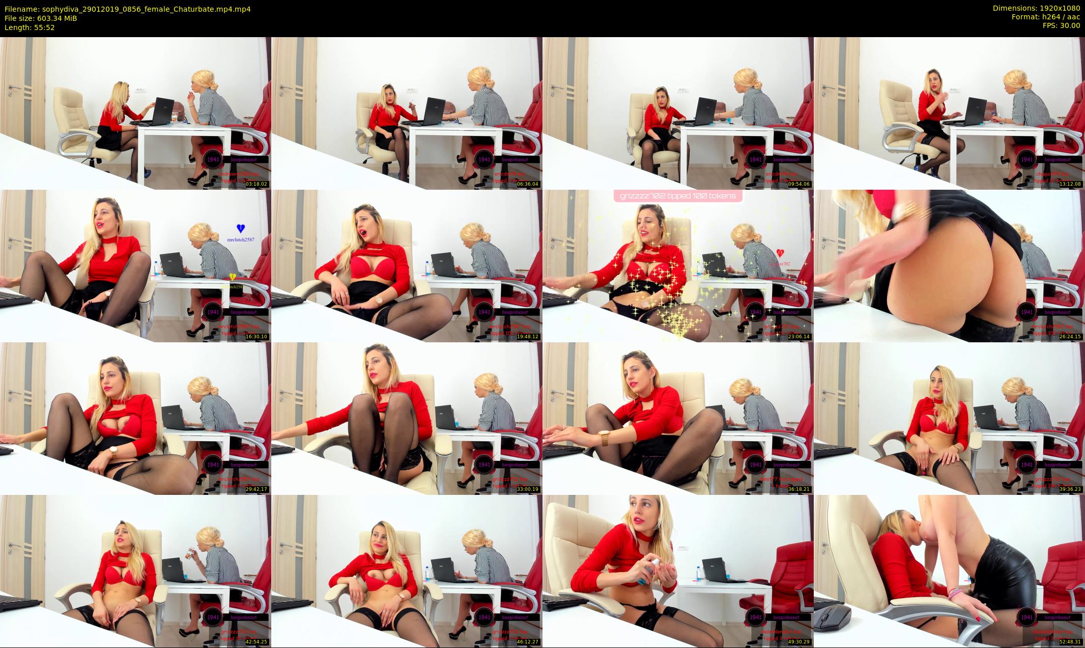 sophydiva — 56 minute Chaturbate female cam show recording, 1080p, Jan 29, 2019