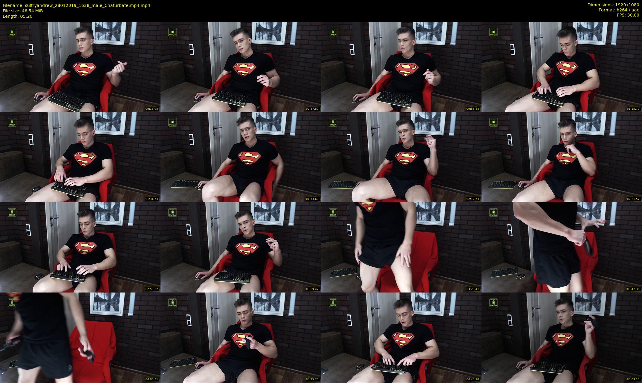 sultryandrew — 6 minute Chaturbate male cam show recording, 1080p, Jan 28, 2019