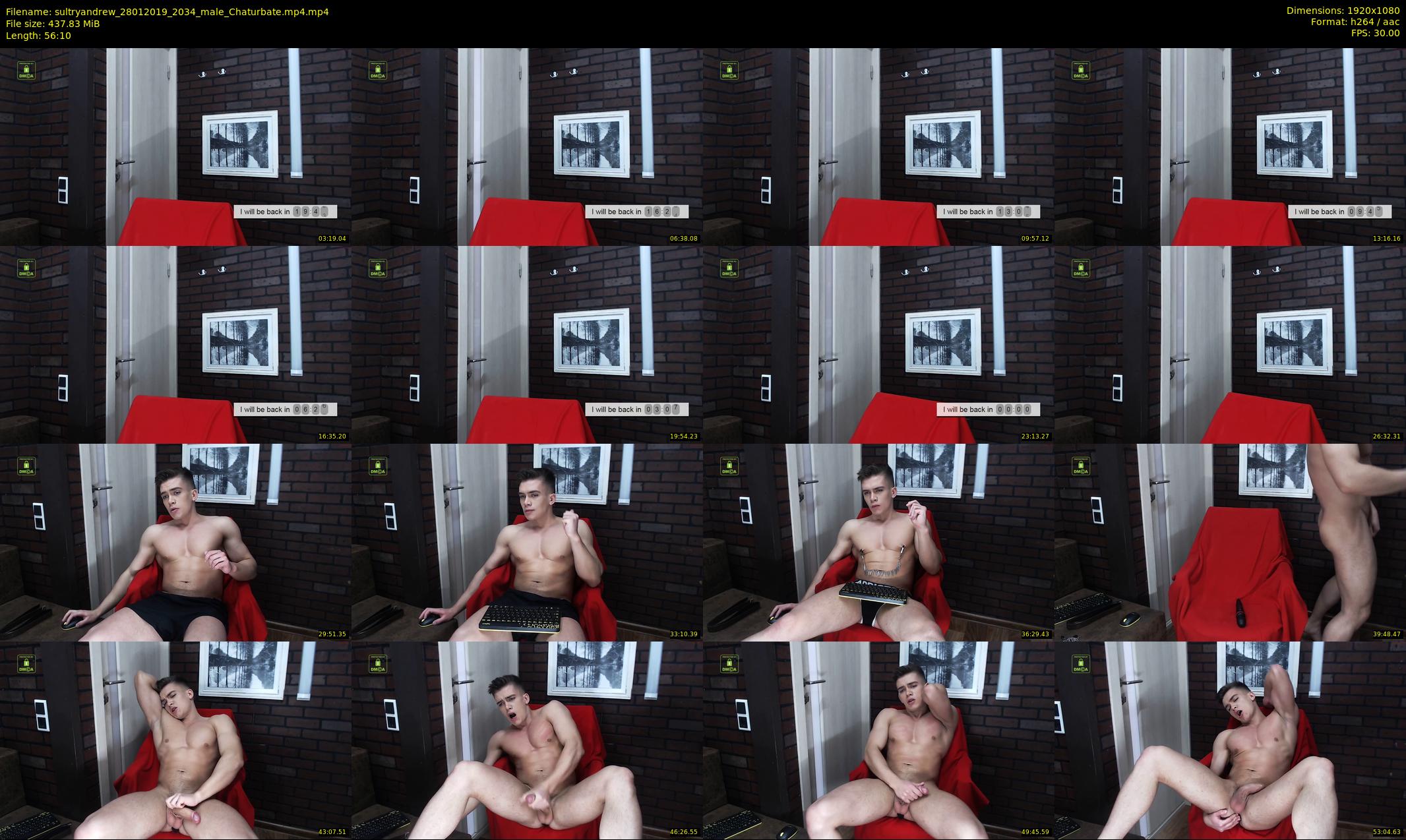 sultryandrew — 57 minute Chaturbate male cam show recording, 1080p, Jan 28, 2019
