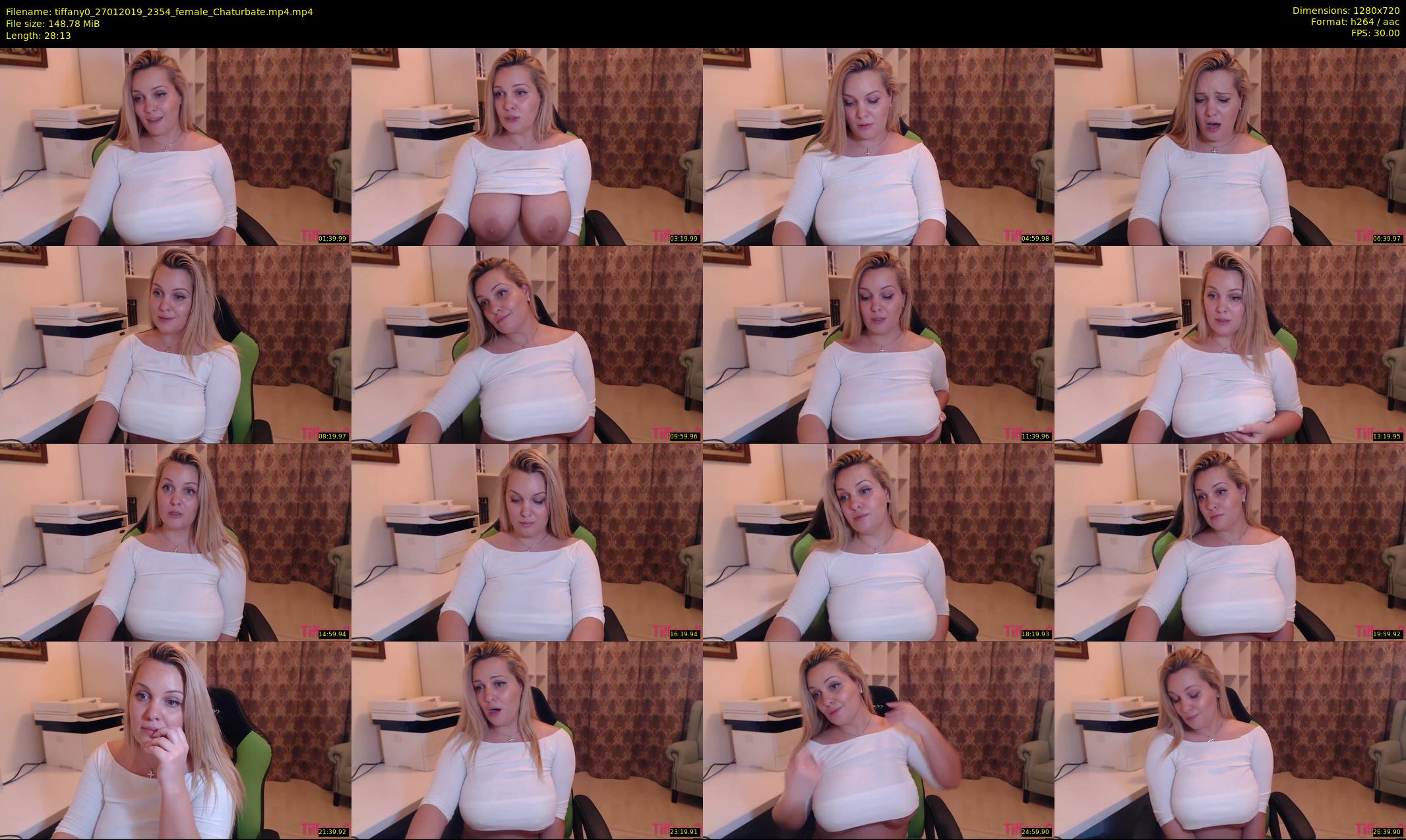 tiffany0 — 29 minute Chaturbate female cam show recording, 720p, Jan 27, 2019
