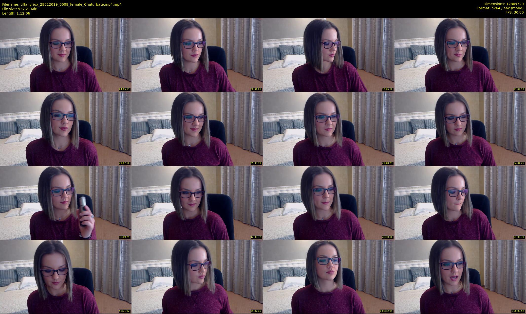 tiffanyriox — 73 minute Chaturbate female cam show recording, 720p, Jan 28, 2019