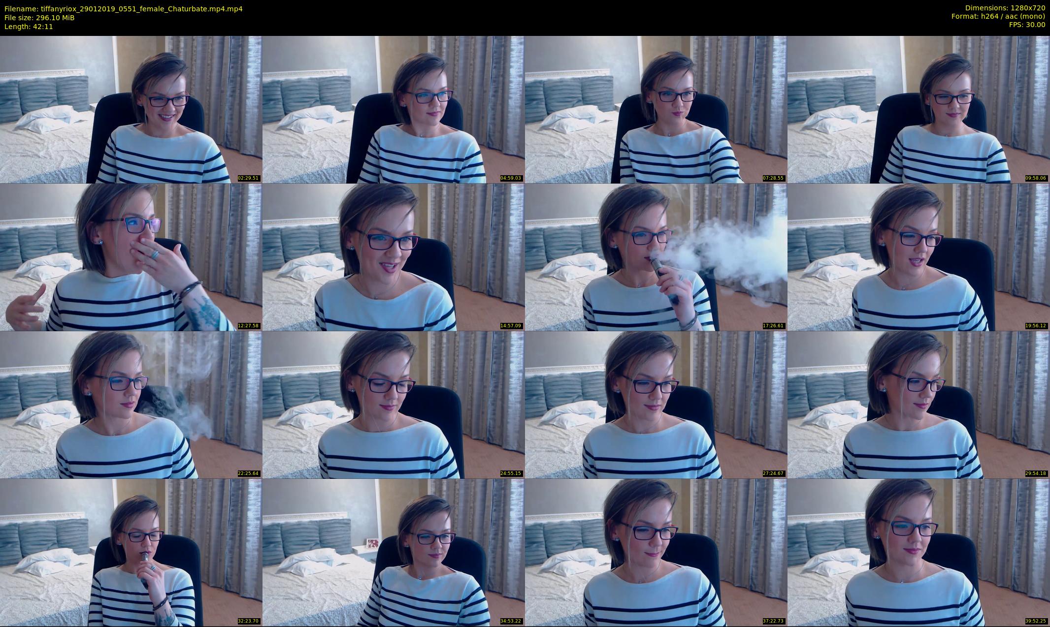 tiffanyriox — 43 minute Chaturbate female cam show recording, 720p, Jan 29, 2019