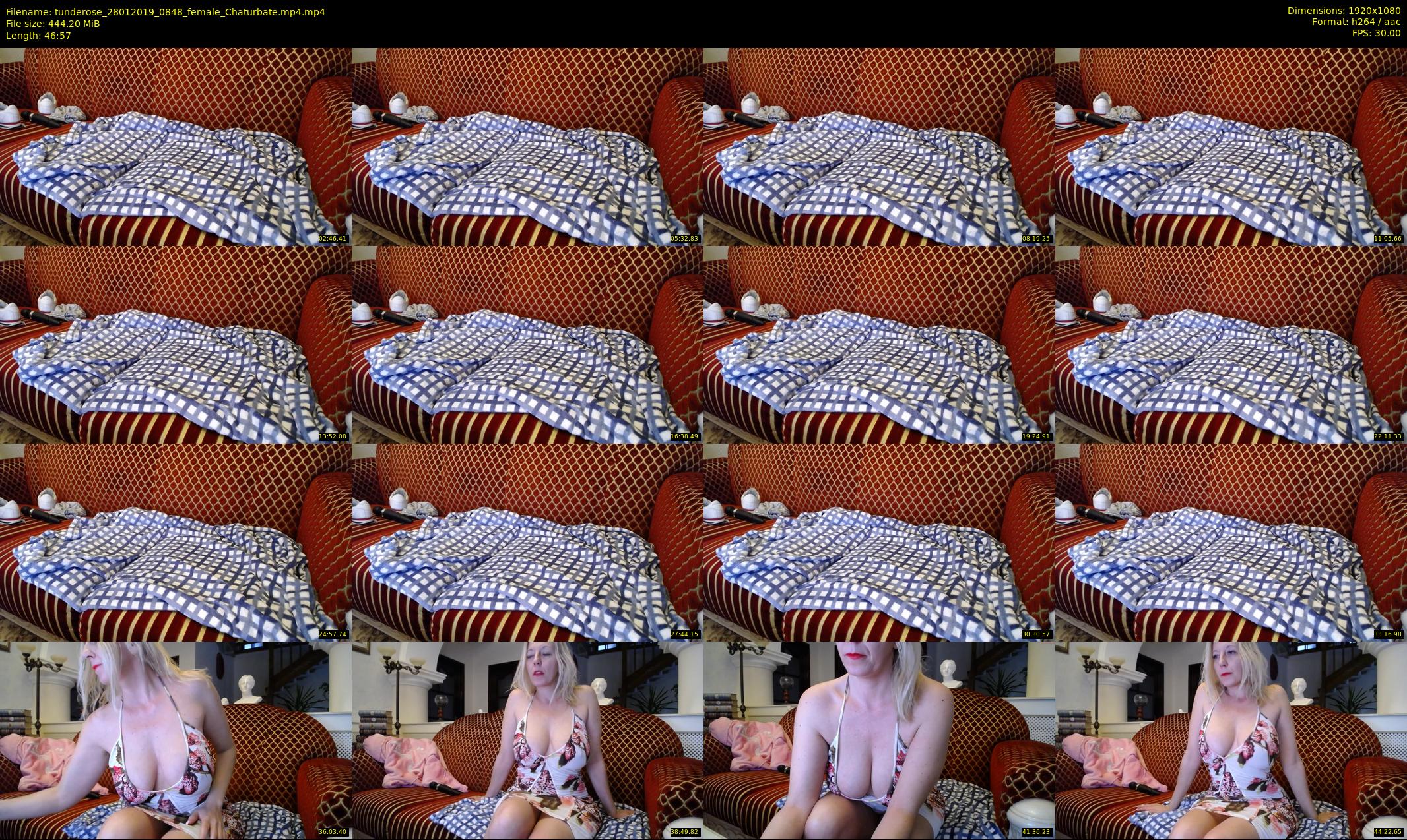 tunderose — 47 minute Chaturbate female cam show recording, 1080p, Jan 28, 2019