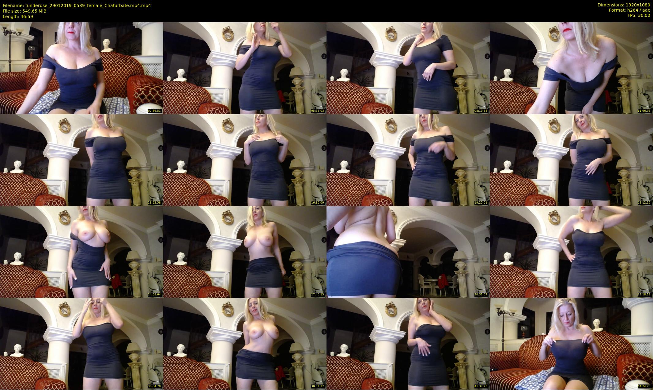 tunderose — 47 minute Chaturbate female cam show recording, 1080p, Jan 29, 2019