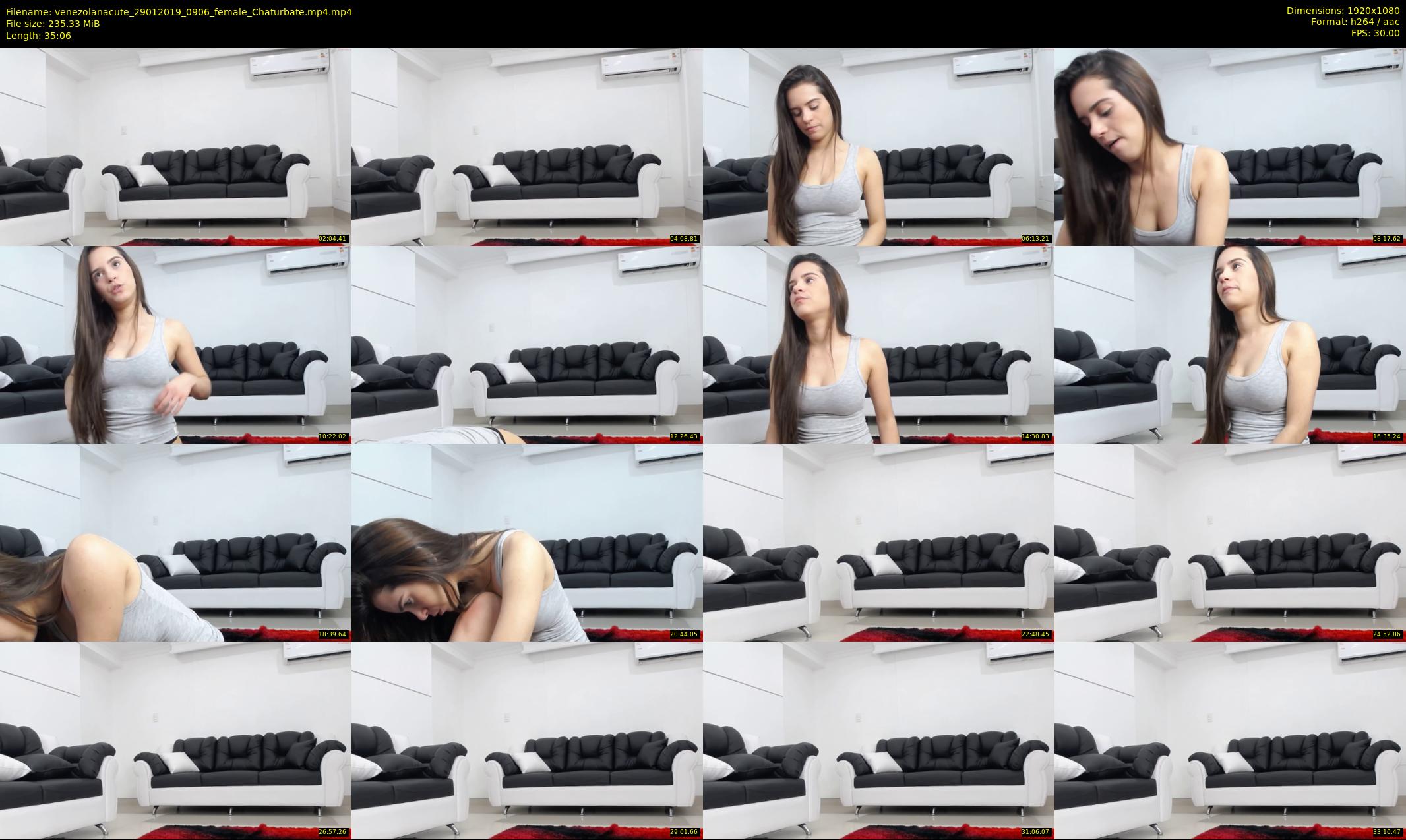 venezolanacute — 36 minute Chaturbate female cam show recording, 1080p, Jan 29, 2019