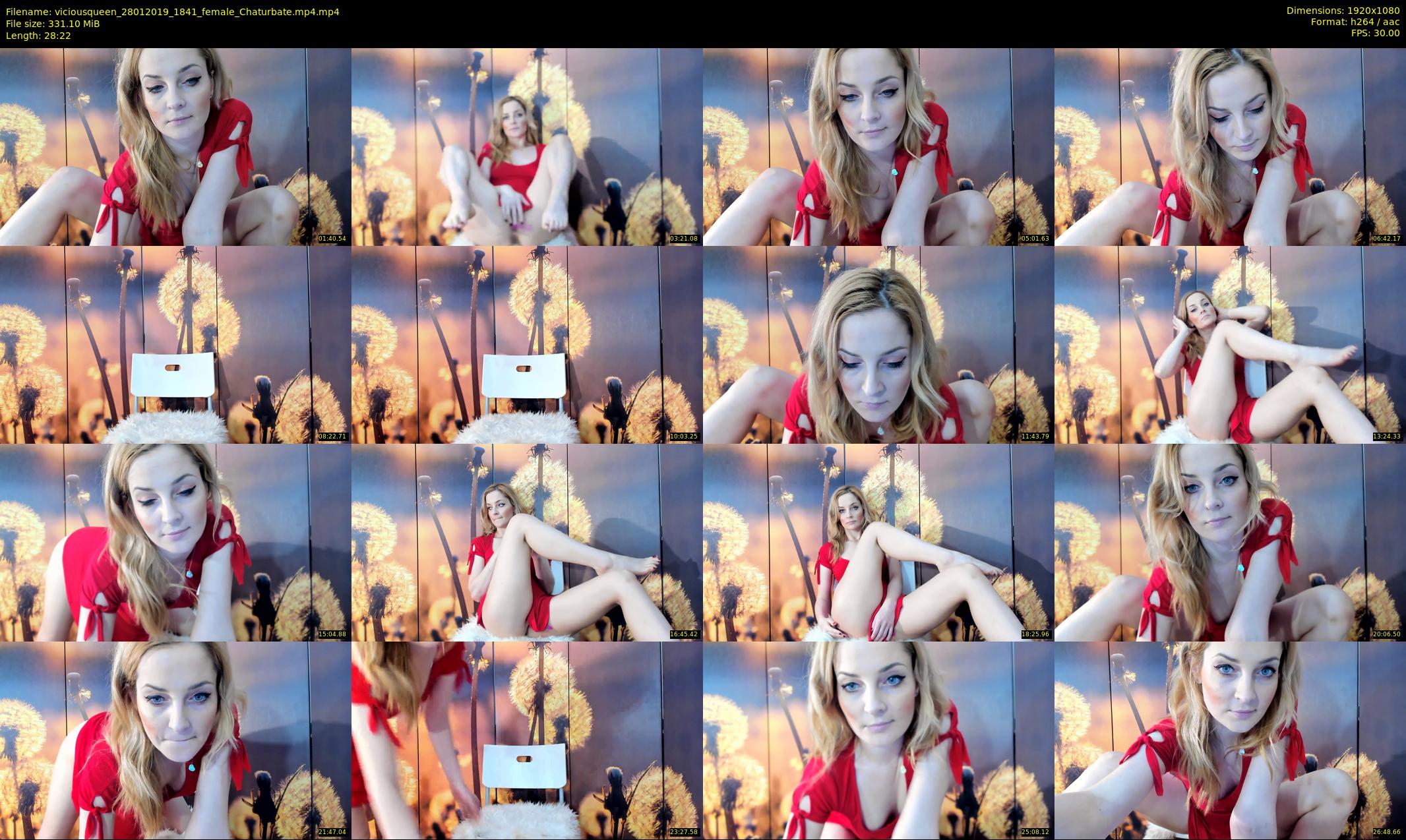 viciousqueen — 29 minute Chaturbate female cam show recording, 1080p, Jan 28, 2019
