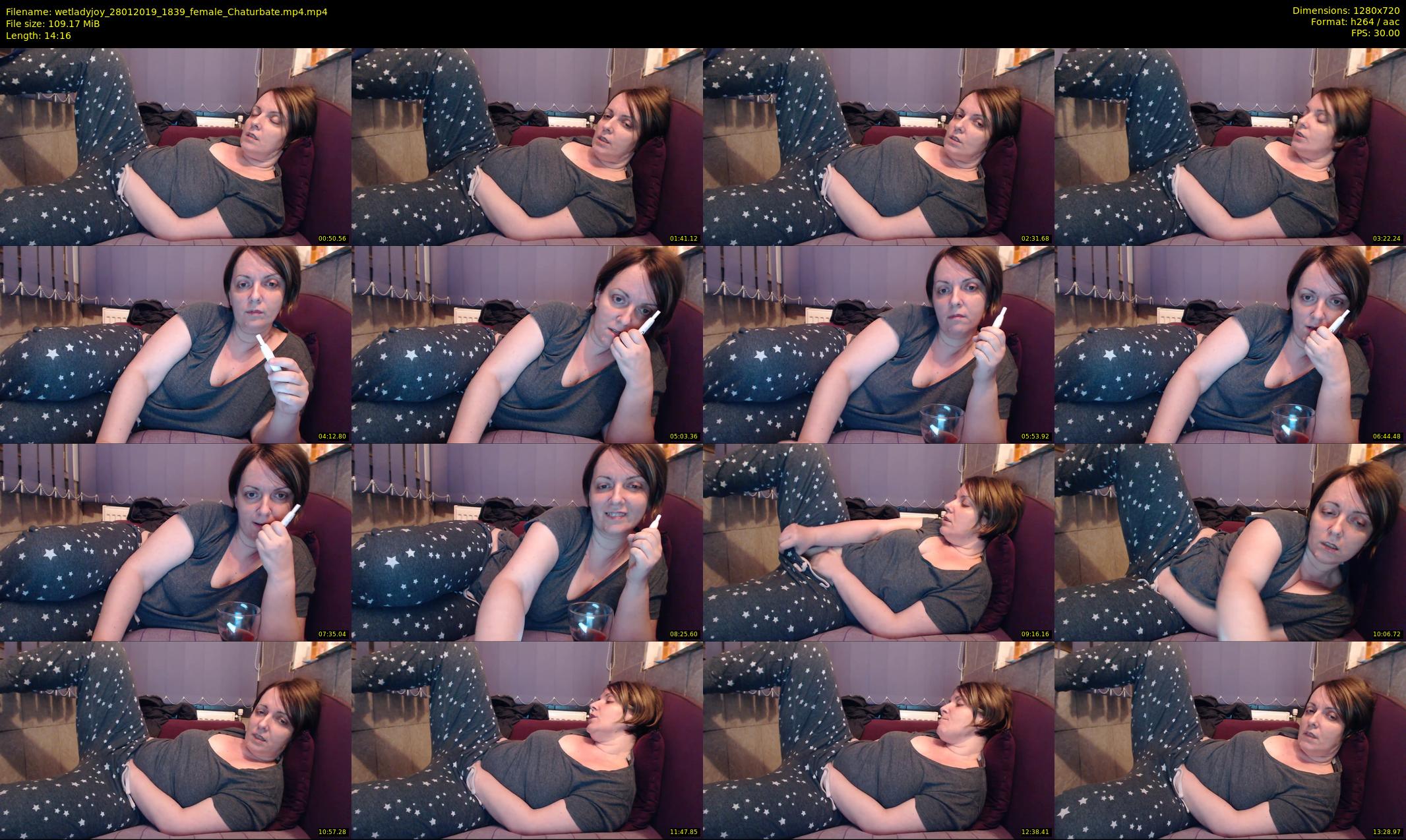 wetladyjoy — 15 minute Chaturbate female cam show recording, 720p, Jan 28, 2019