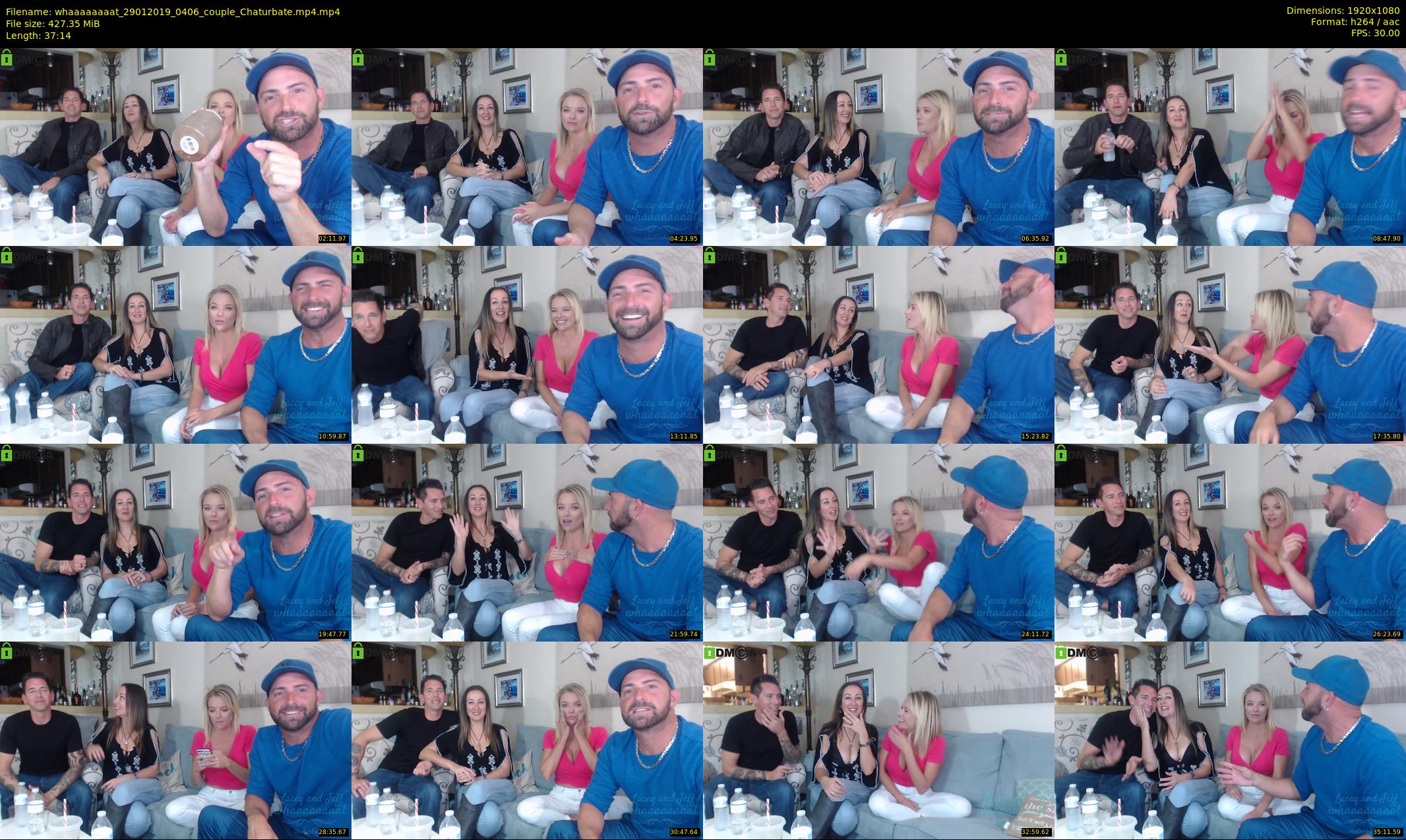 whaaaaaaaat — 38 minute Chaturbate couple cam show recording, 1080p, Jan 29, 2019
