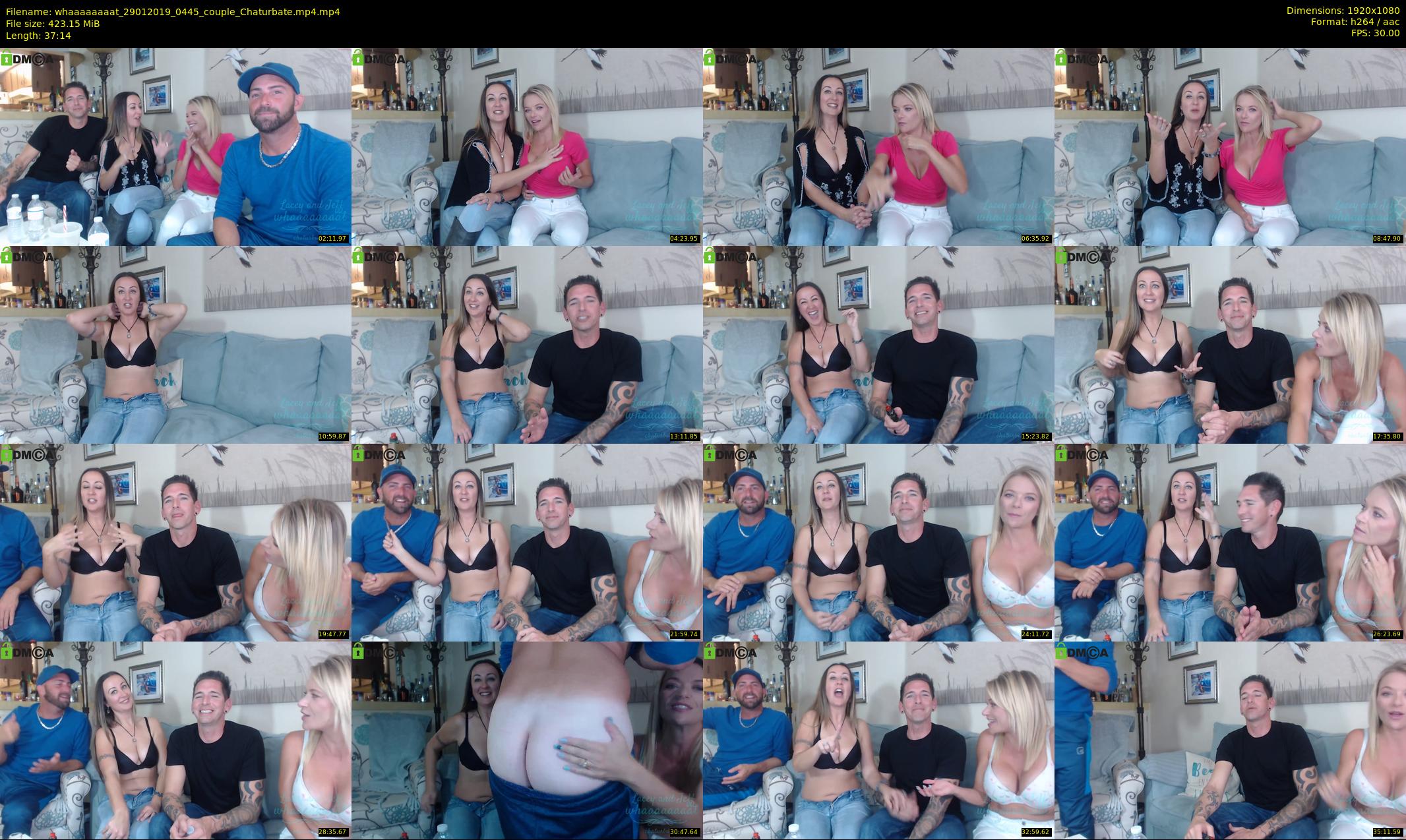 whaaaaaaaat — 38 minute Chaturbate couple cam show recording, 1080p, Jan 29, 2019