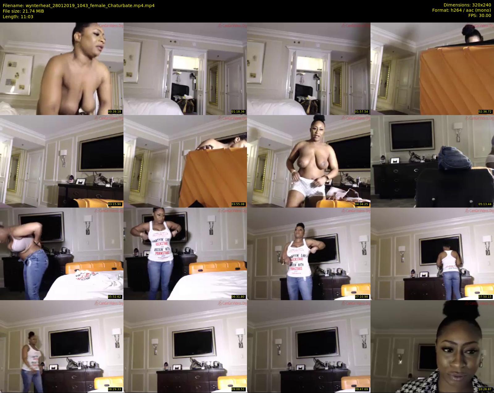 wynterheat — 12 minute Chaturbate female cam show recording, SD, Jan 28, 2019
