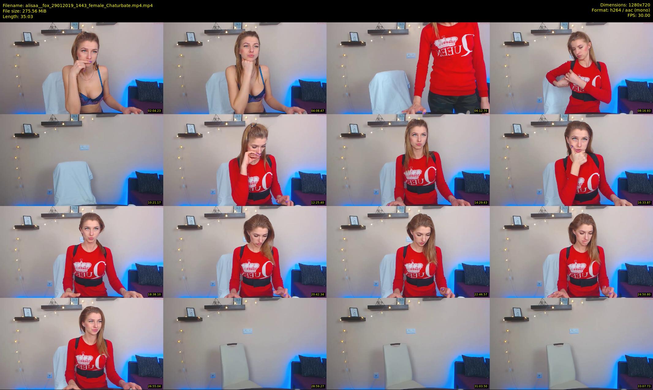 alisaa__fox — 36 minute Chaturbate female cam show recording, 720p, Jan 29, 2019