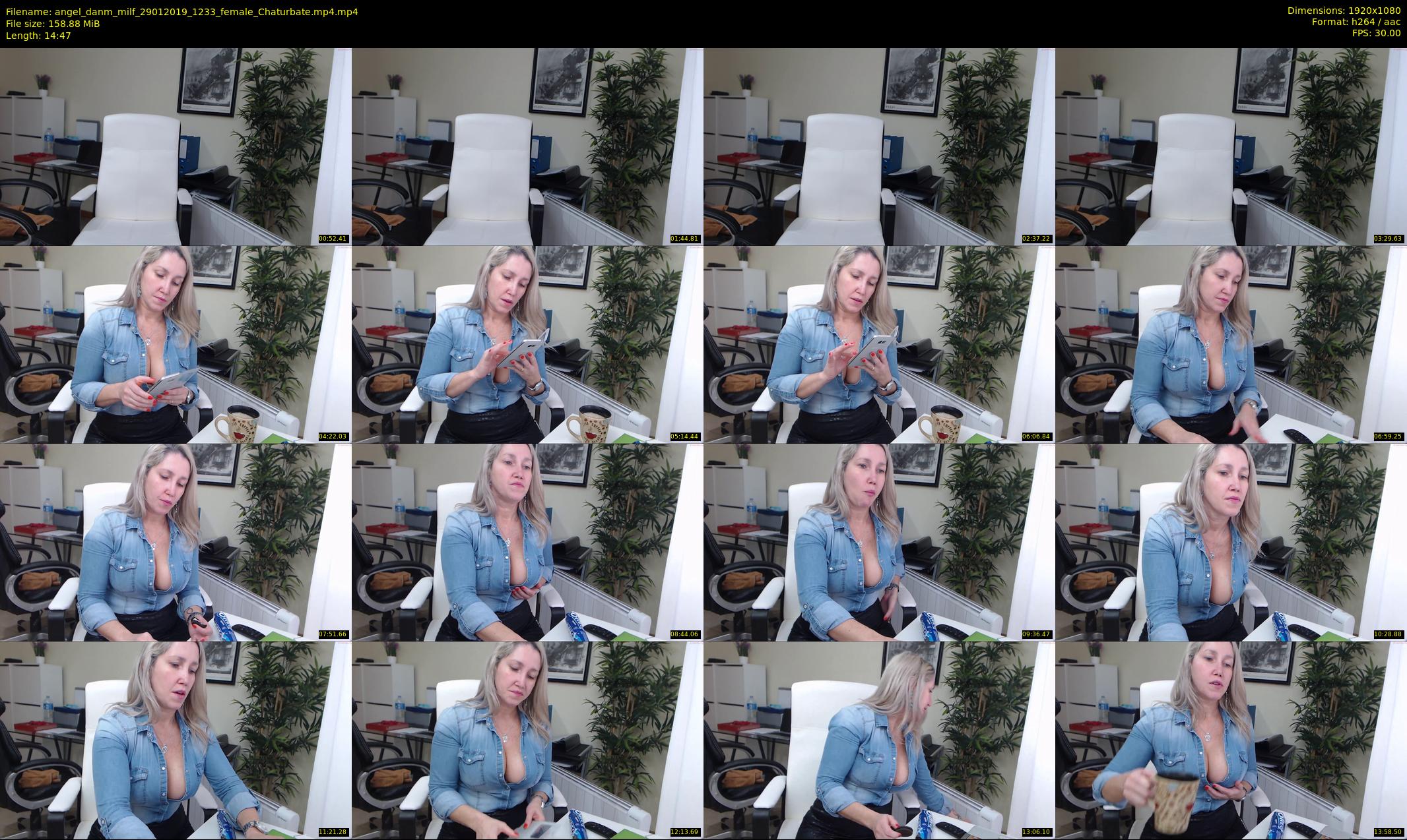 angel_danm_milf — 15 minute Chaturbate female cam show recording, 1080p, Jan 29, 2019