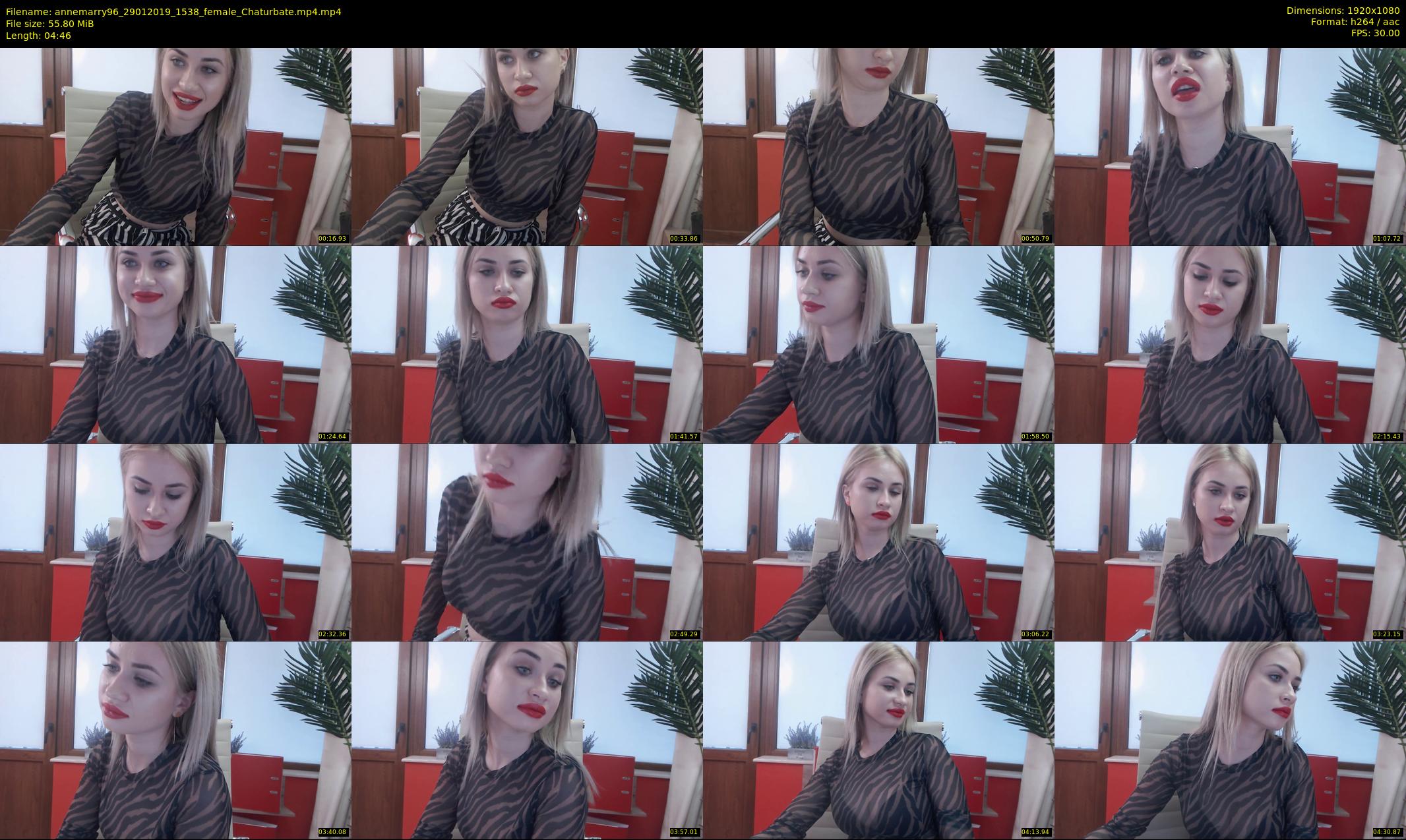 annemarry96 — 5 minute Chaturbate female cam show recording, 1080p, Jan 29, 2019