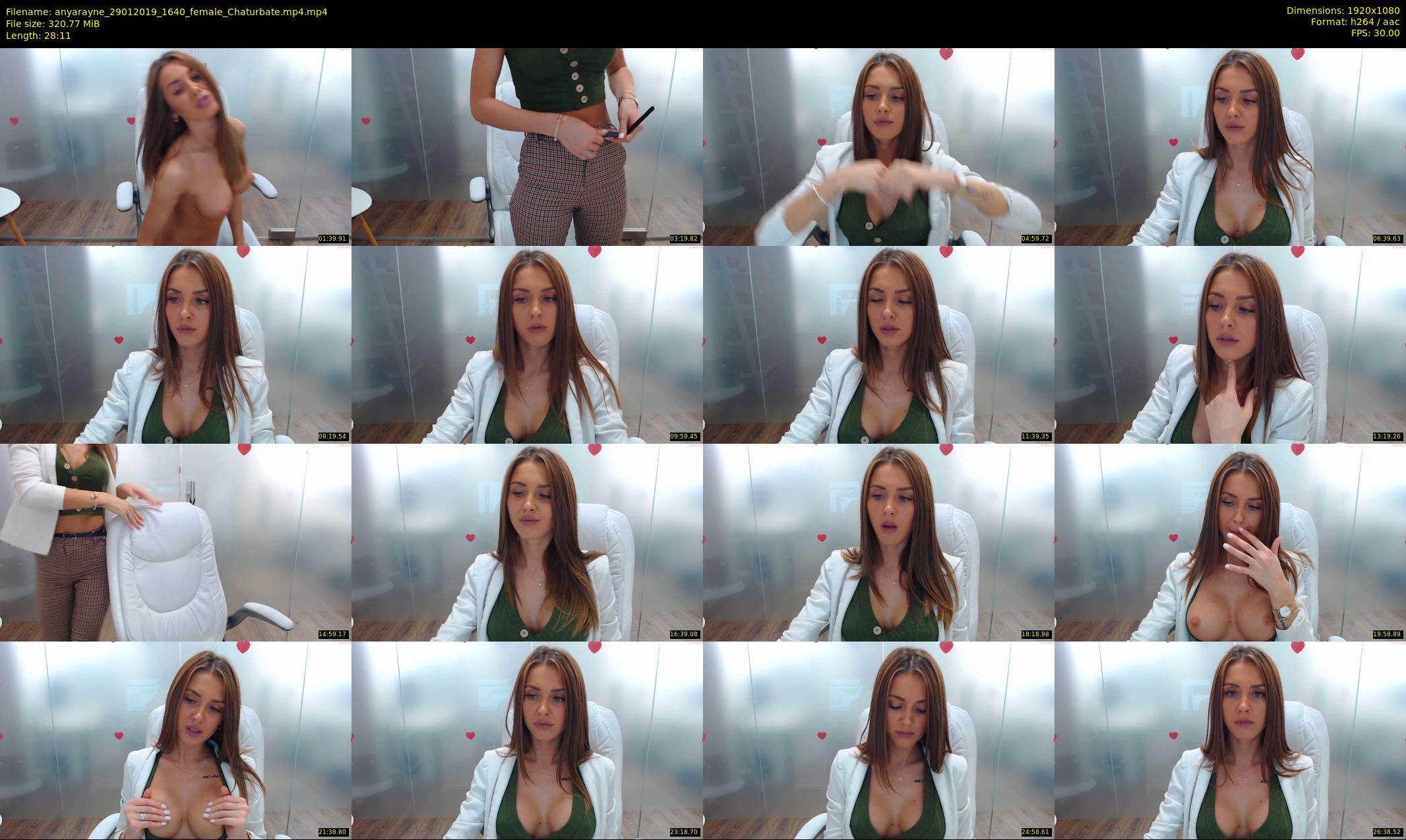anyarayne — 29 minute Chaturbate female cam show recording, 1080p, Jan 29, 2019
