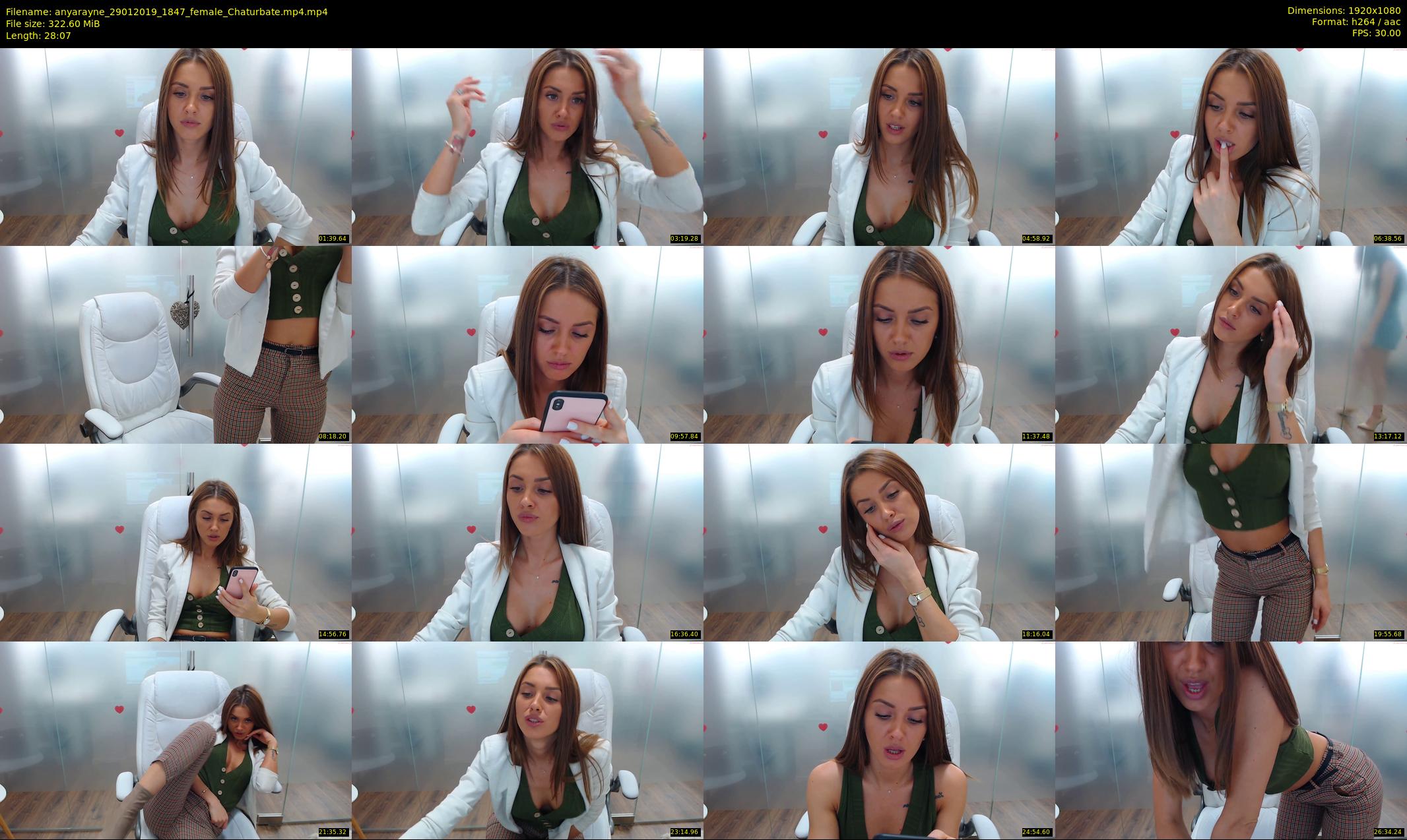 anyarayne — 29 minute Chaturbate female cam show recording, 1080p, Jan 29, 2019