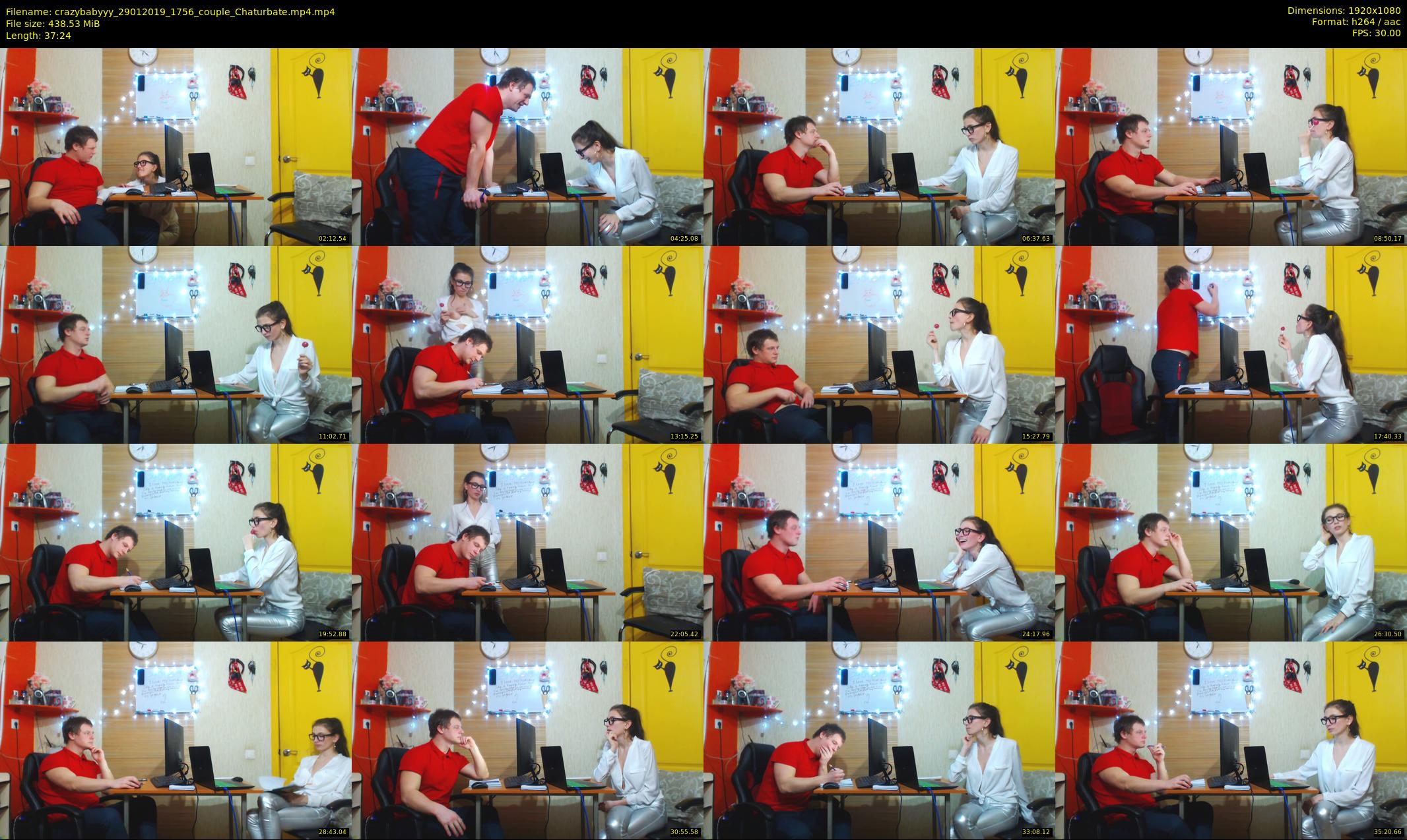 crazybabyyy — 38 minute Chaturbate couple cam show recording, 1080p, Jan 29, 2019