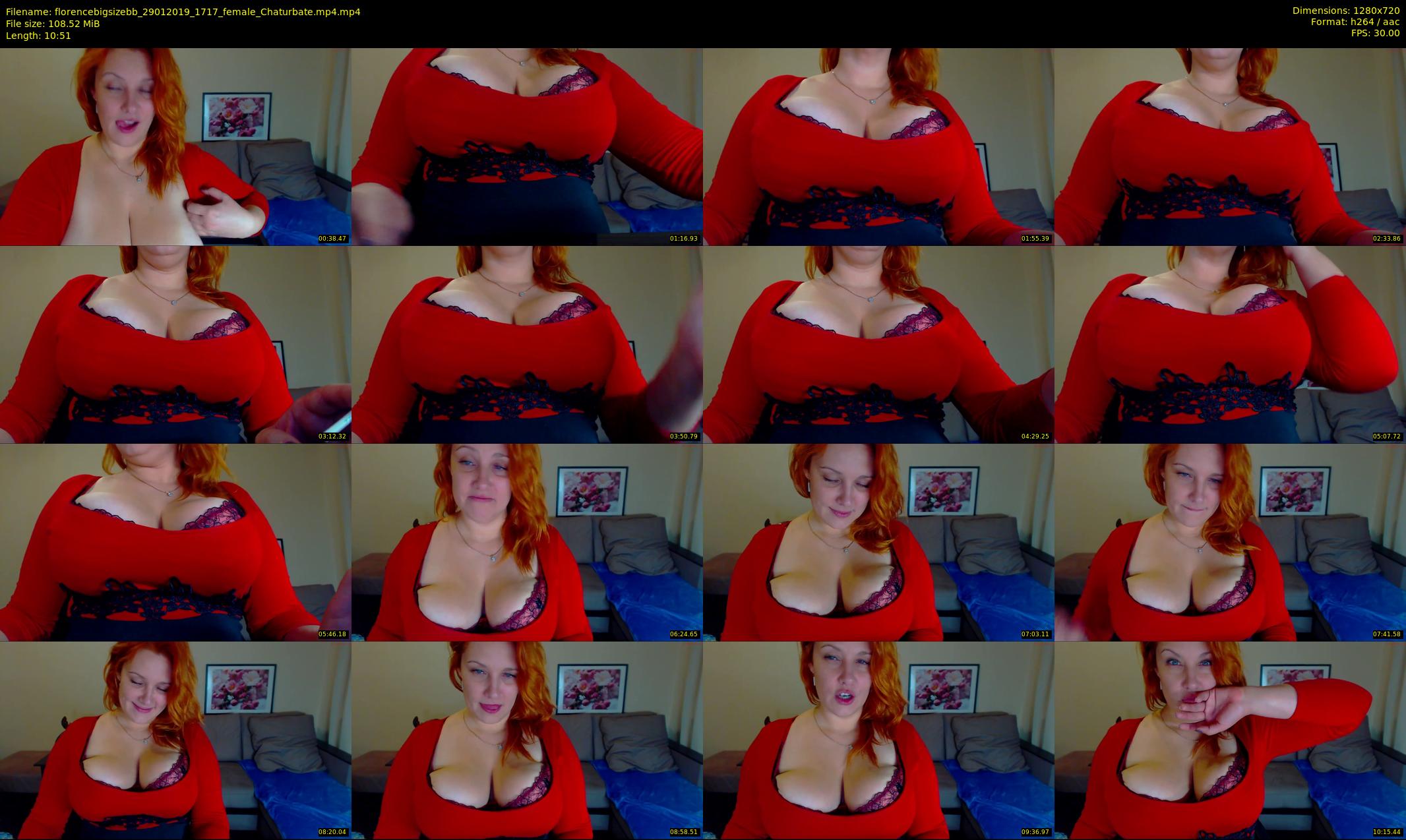 florencebigsizebb — 11 minute Chaturbate female cam show recording, 720p, Jan 29, 2019