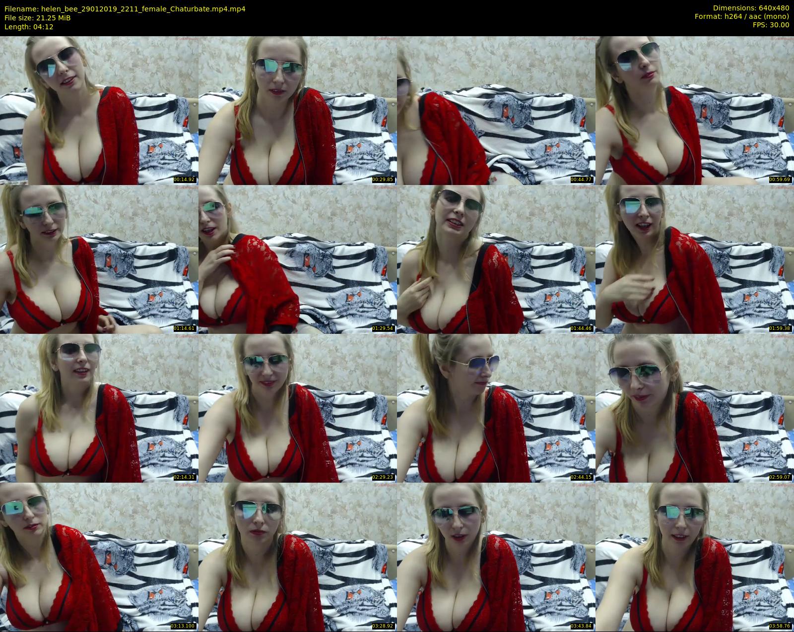 helen_bee — 5 minute Chaturbate female cam show recording, 480p, Jan 29, 2019